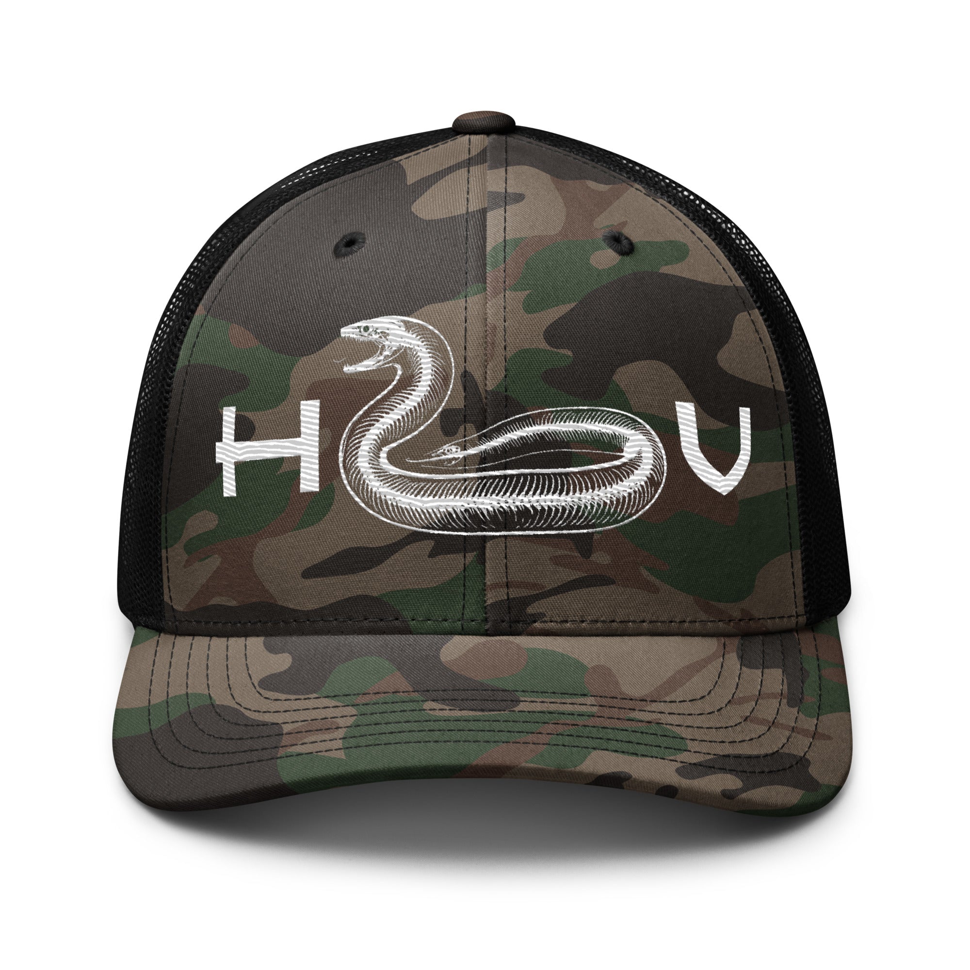 Eel Camouflage Trucker Hat - Hawaiian Vikings