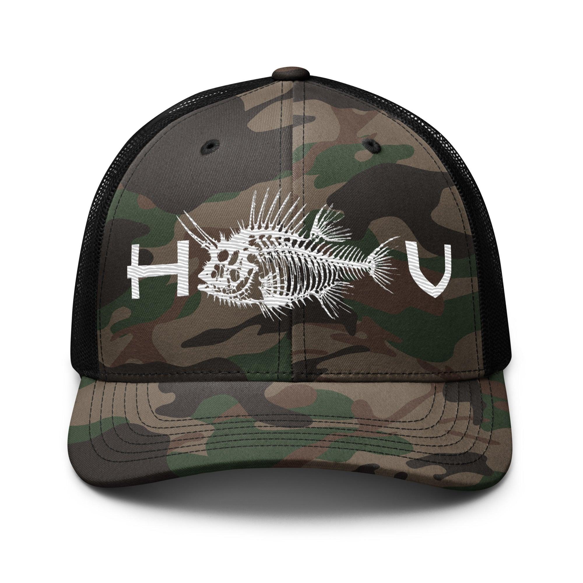 Thornback Cowfish Camouflage Trucker Hat - Hawaiian Vikings