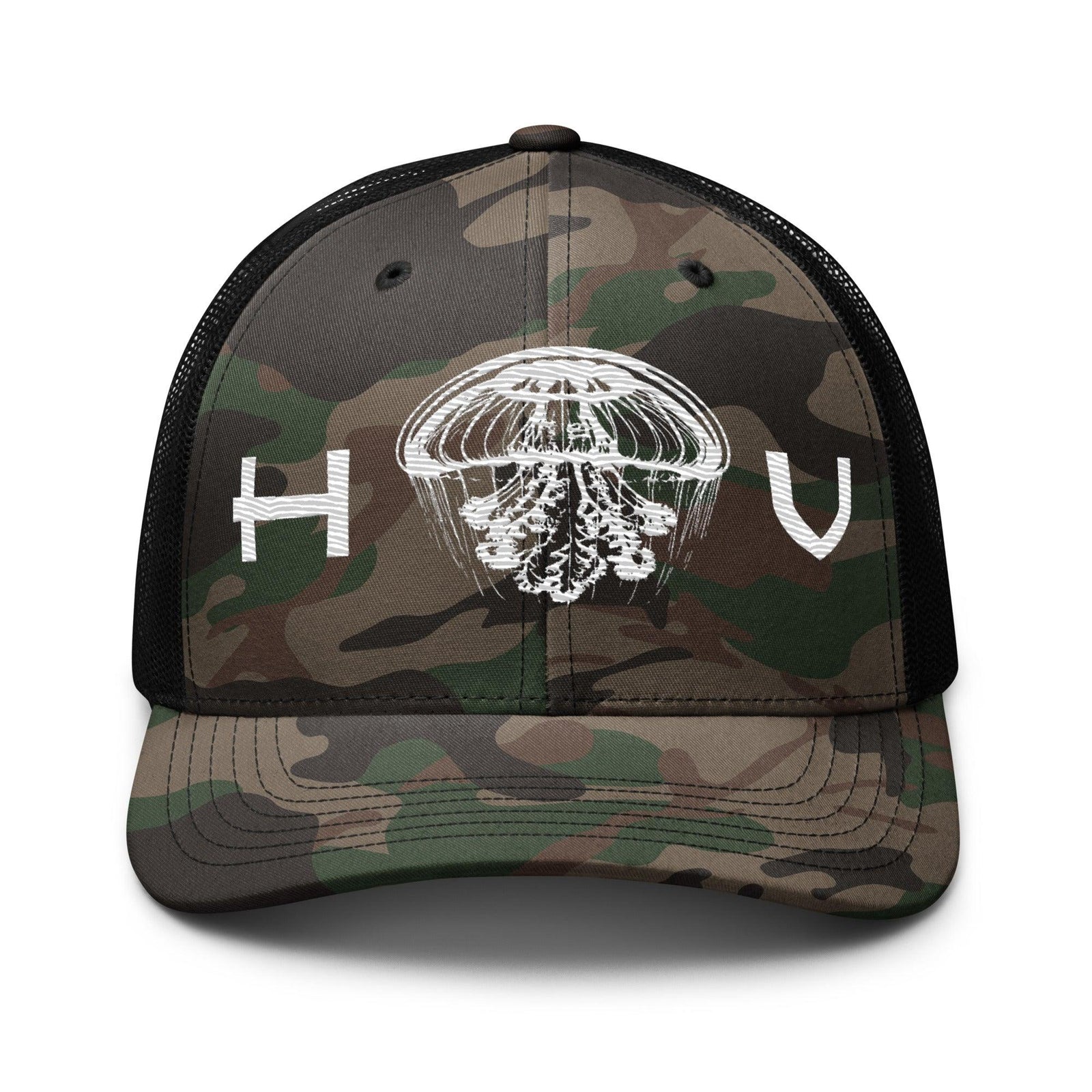 Jellyfish Camouflage Trucker Hat - Hawaiian Vikings