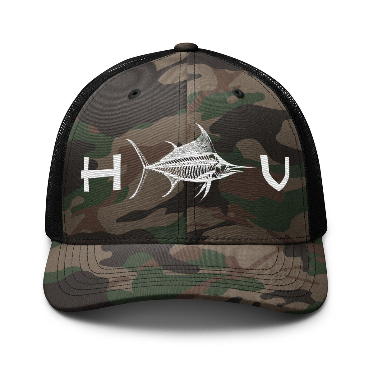 Marlin Camouflage Trucker Hat - Hawaiian Vikings