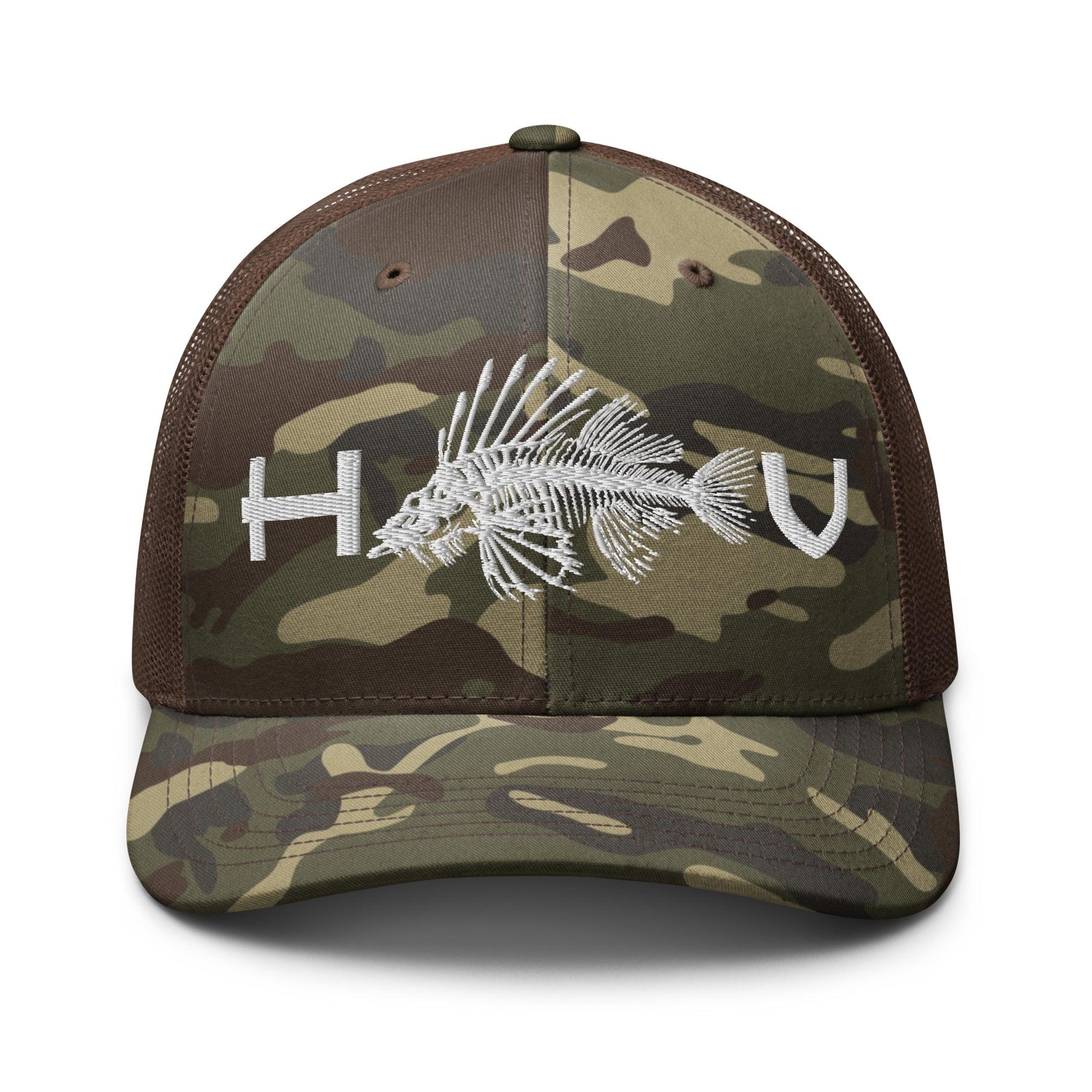 Dragonfish Camouflage Trucker Hat - Hawaiian Vikings