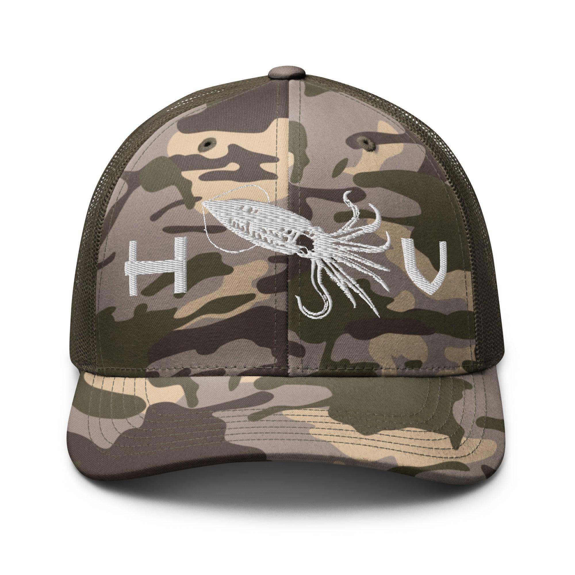 Squid Camouflage Trucker Hat - Hawaiian Vikings