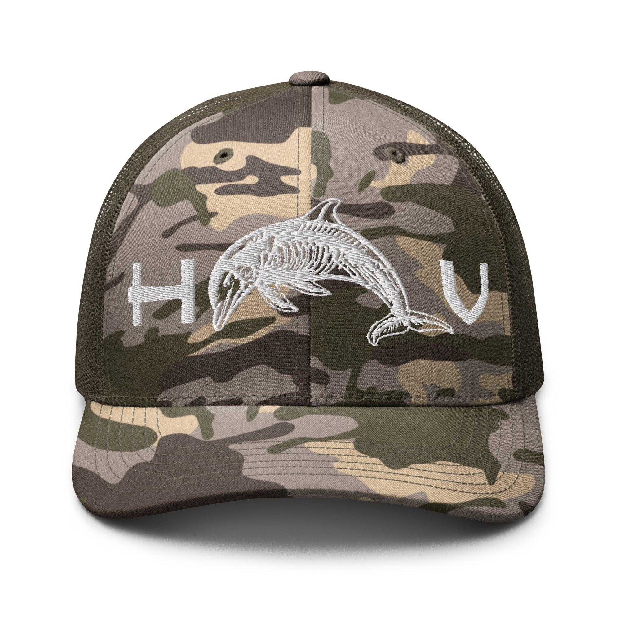 Dolphin Camouflage Trucker Hat - Hawaiian Vikings