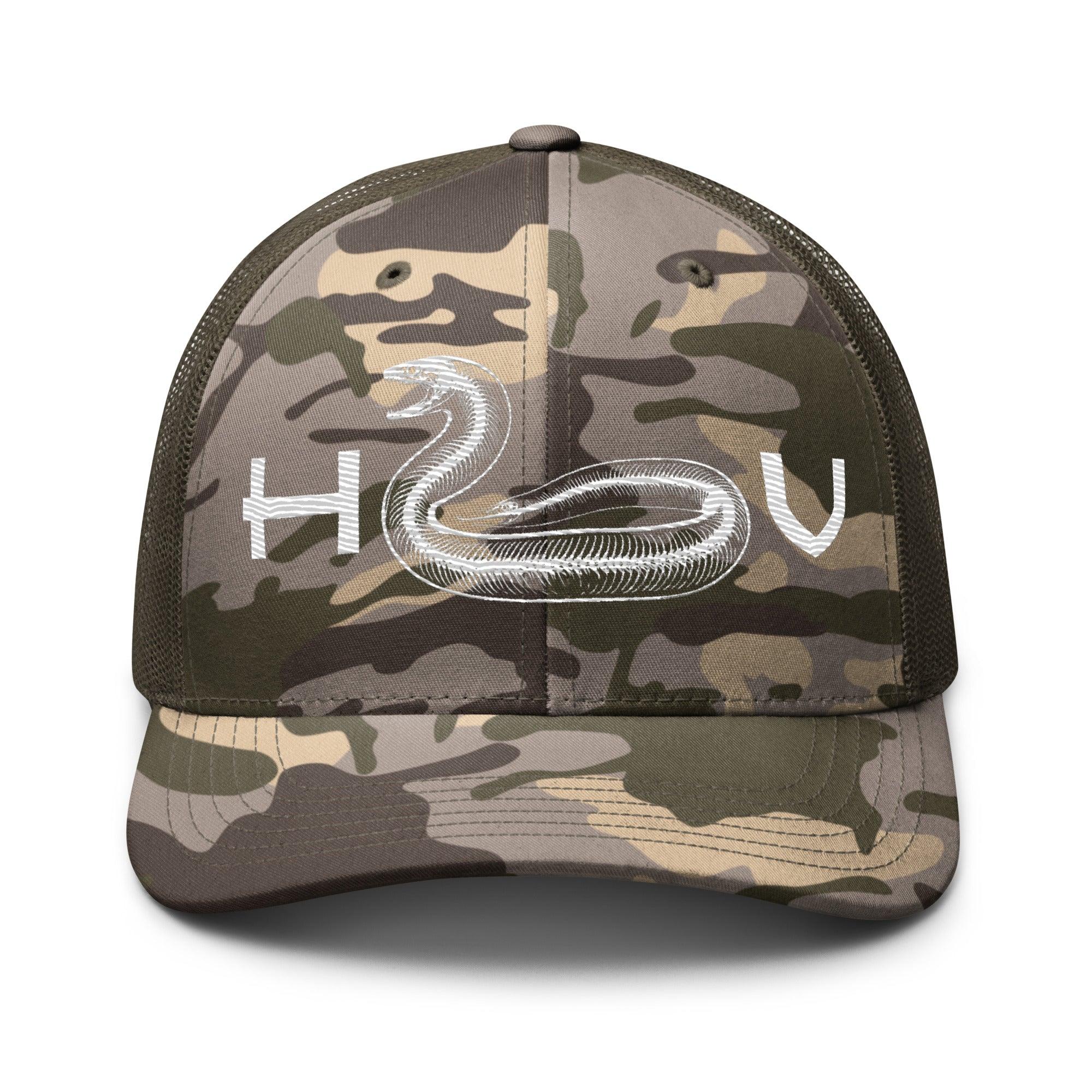 Eel Camouflage Trucker Hat - Hawaiian Vikings