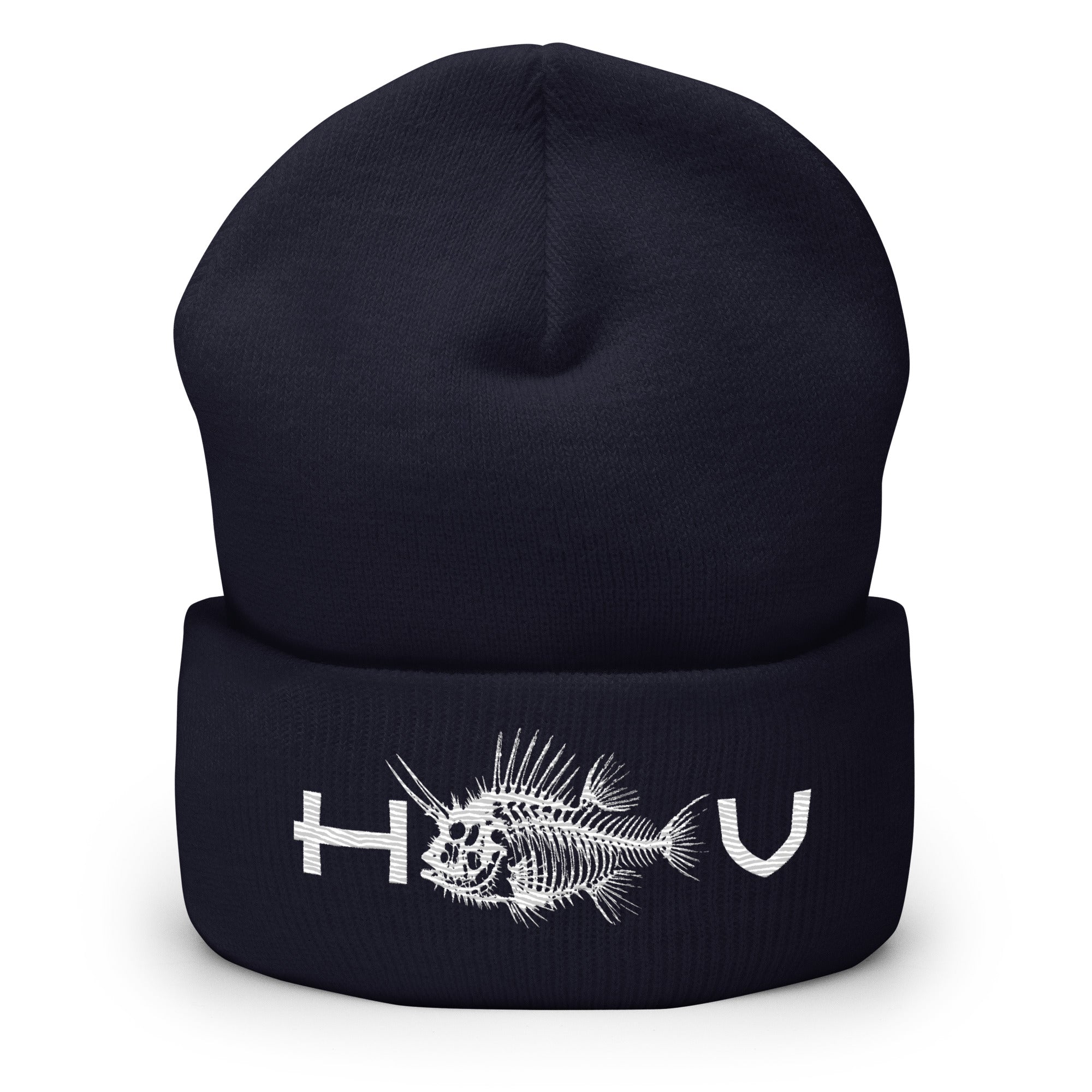 Thornback Cowfish Cuffed Beanie - Hawaiian Vikings