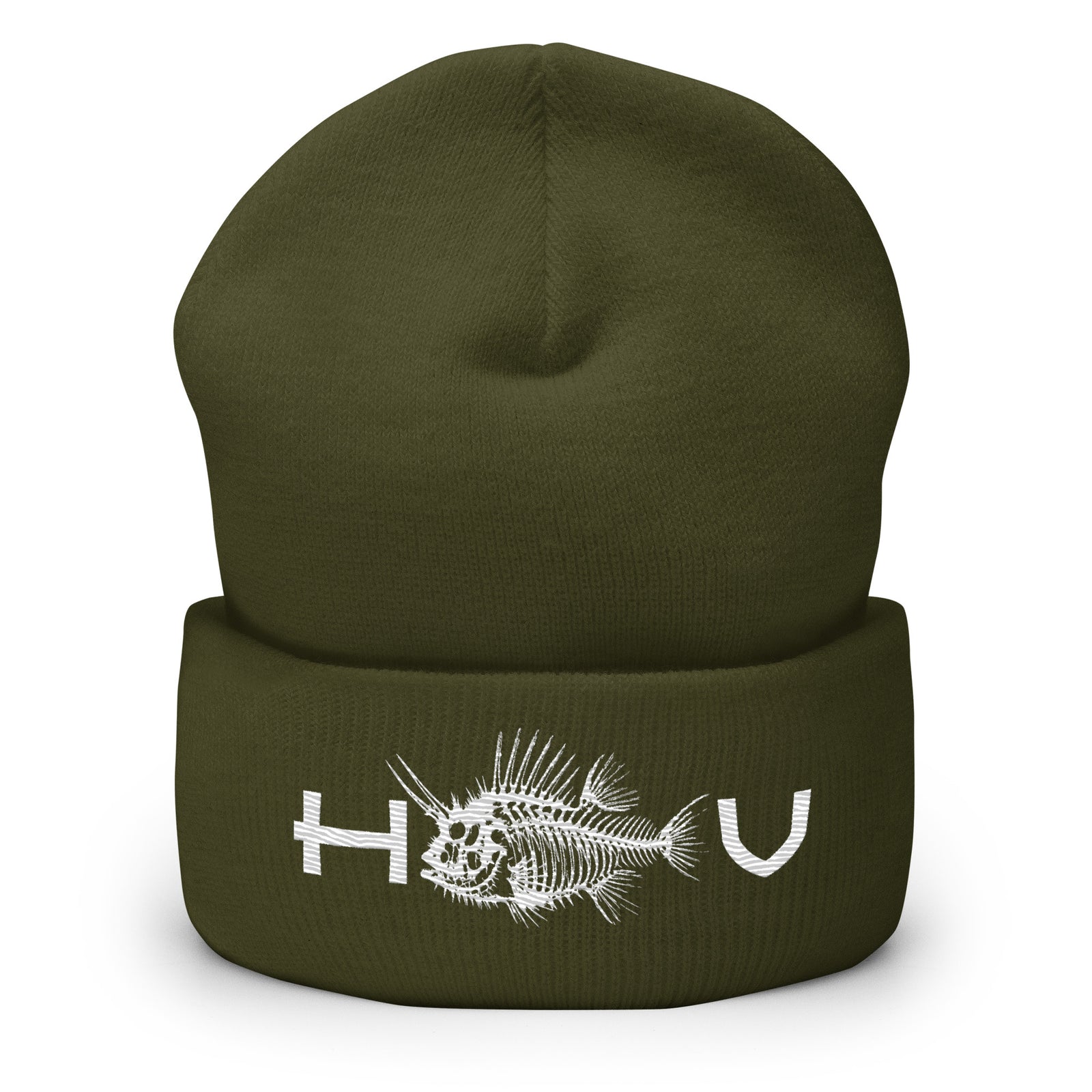 Thornback Cowfish Cuffed Beanie - Hawaiian Vikings