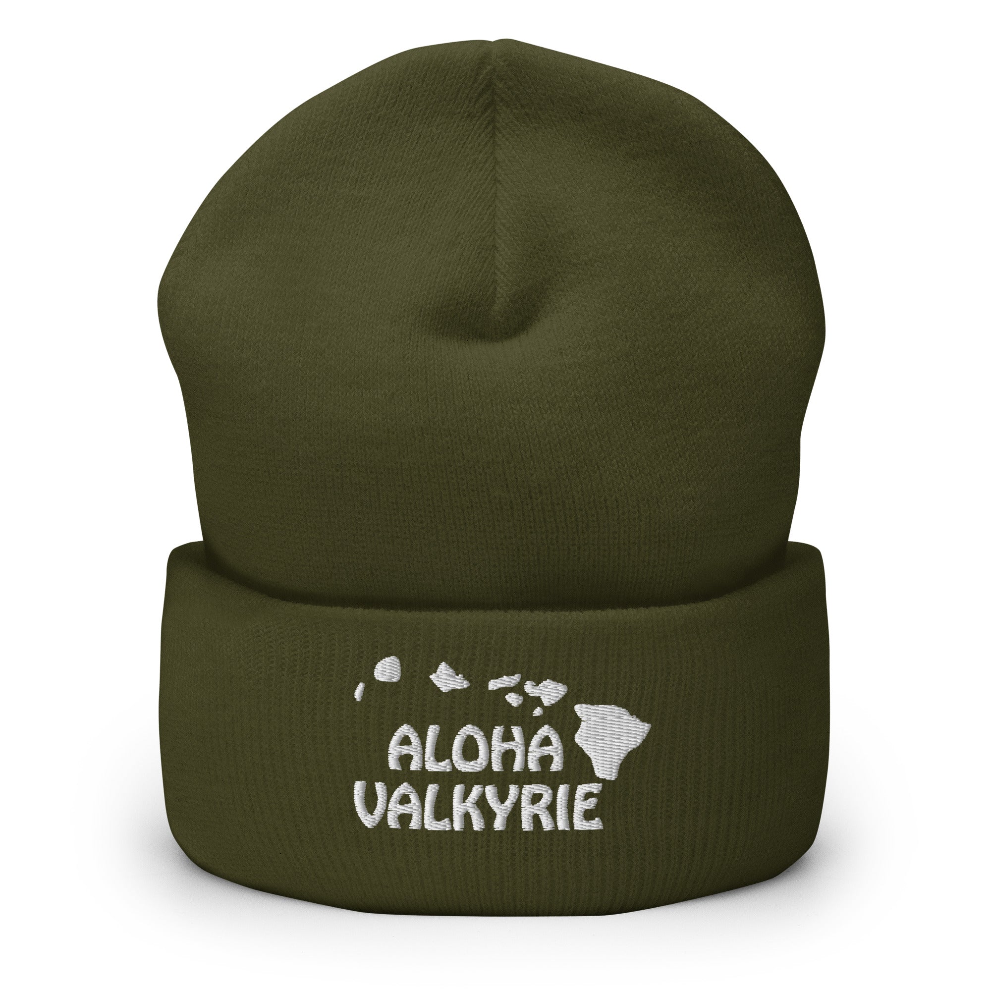 Aloha Valkyrie Cuffed Beanie - Hawaiian Vikings