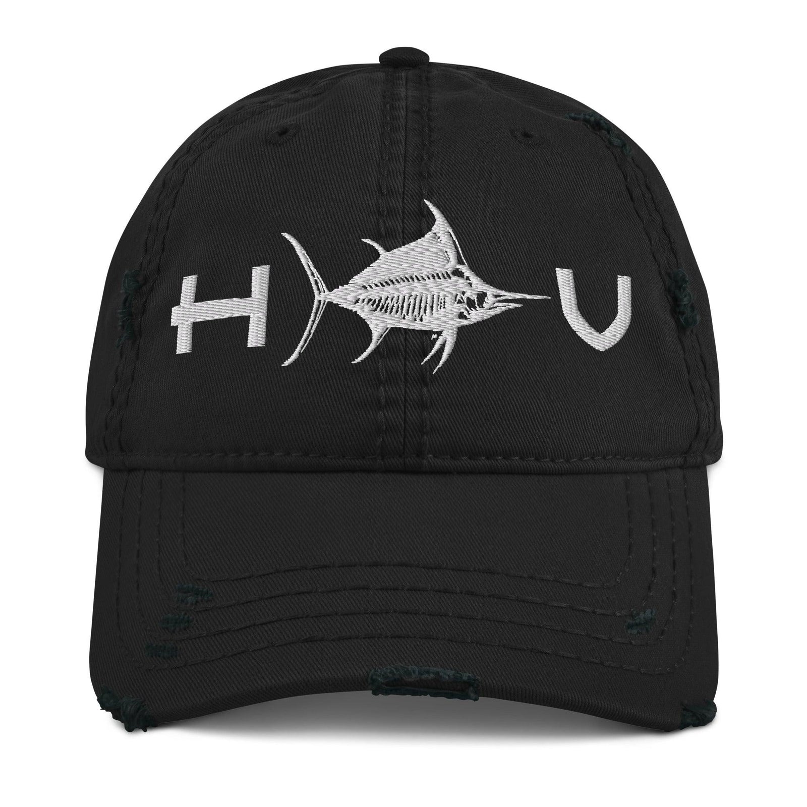 Marlin Distressed Dad Hat - Hawaiian Vikings