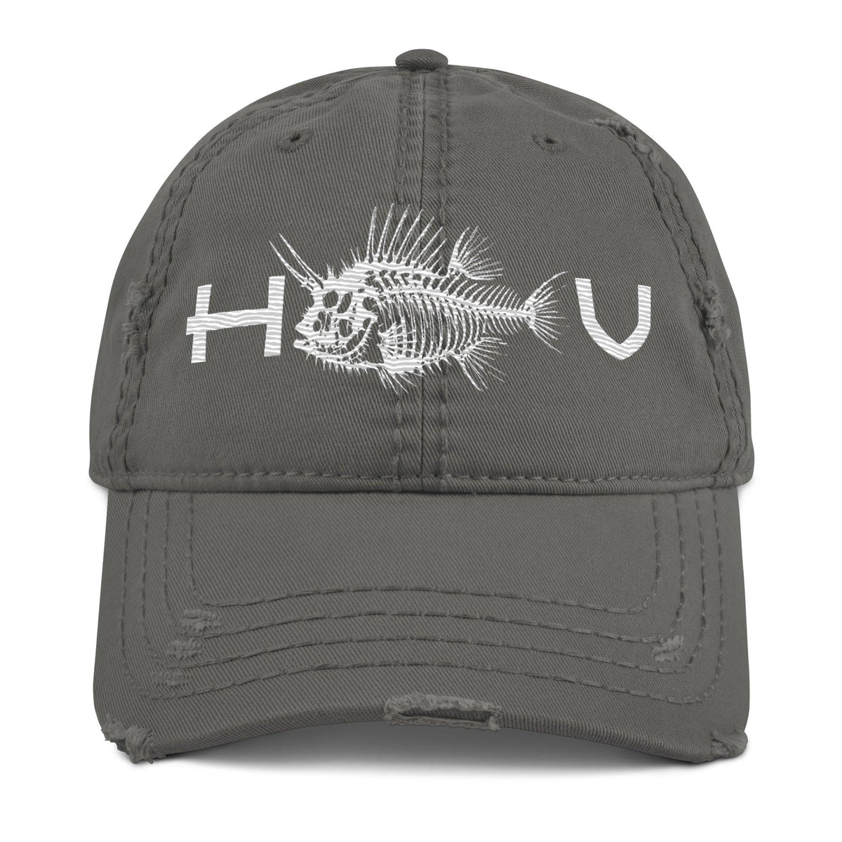 Thornback Cowfish Distressed Dad Hat - Hawaiian Vikings