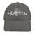 Dragonfish Distressed Dad Hat - Hawaiian Vikings