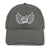 Aloha Valkyrie Wings & Hibiscus Distressed Dad Hat - Hawaiian Vikings