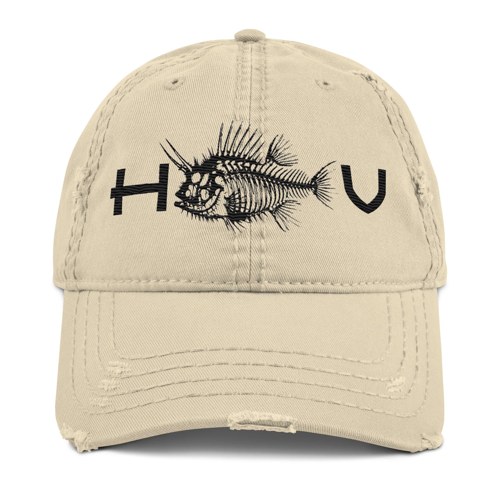 Thornback Cowfish Distressed Dad Hat - Hawaiian Vikings