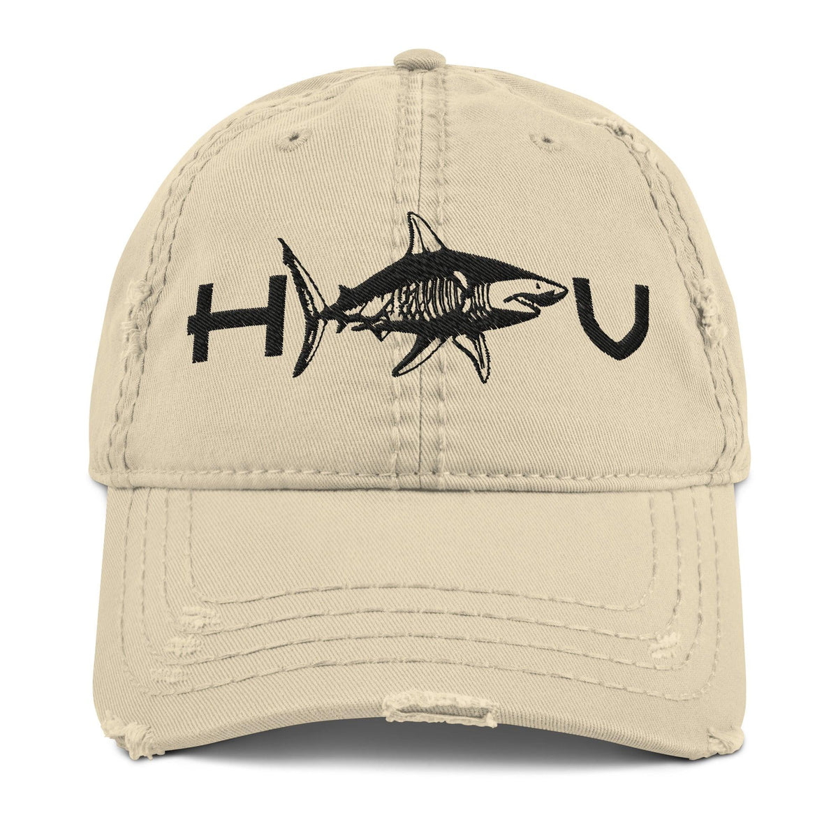 Shark Distressed Dad Hat - Hawaiian Vikings