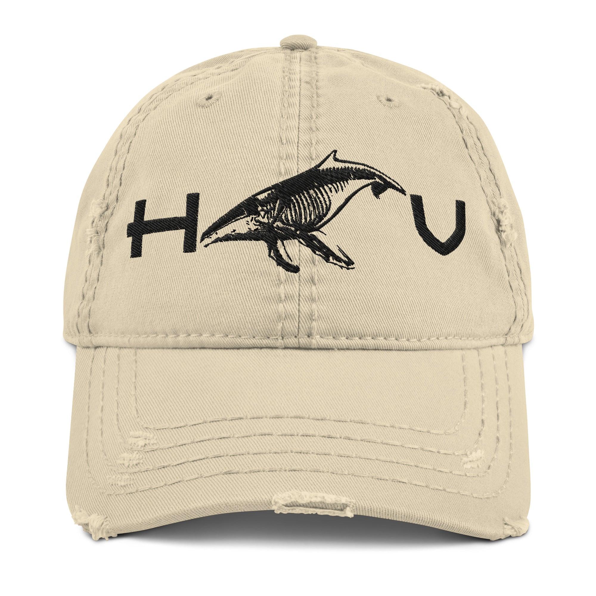 Humpback Whale Distressed Dad Hat - Hawaiian Vikings