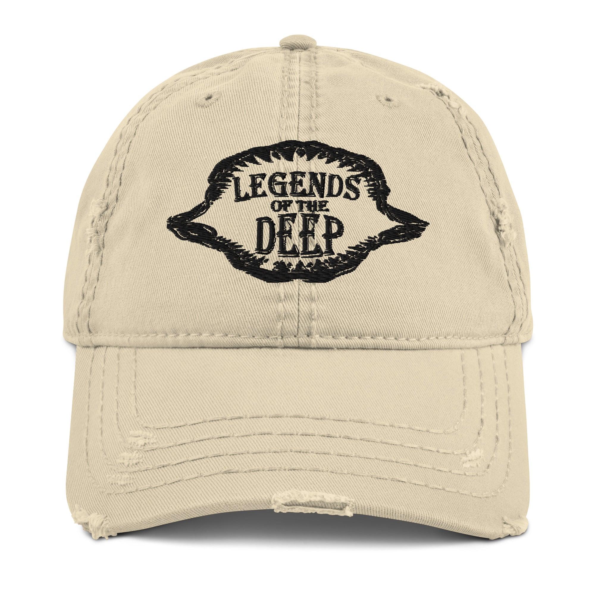 Legends of the Deep Distressed Dad Hat - Hawaiian Vikings