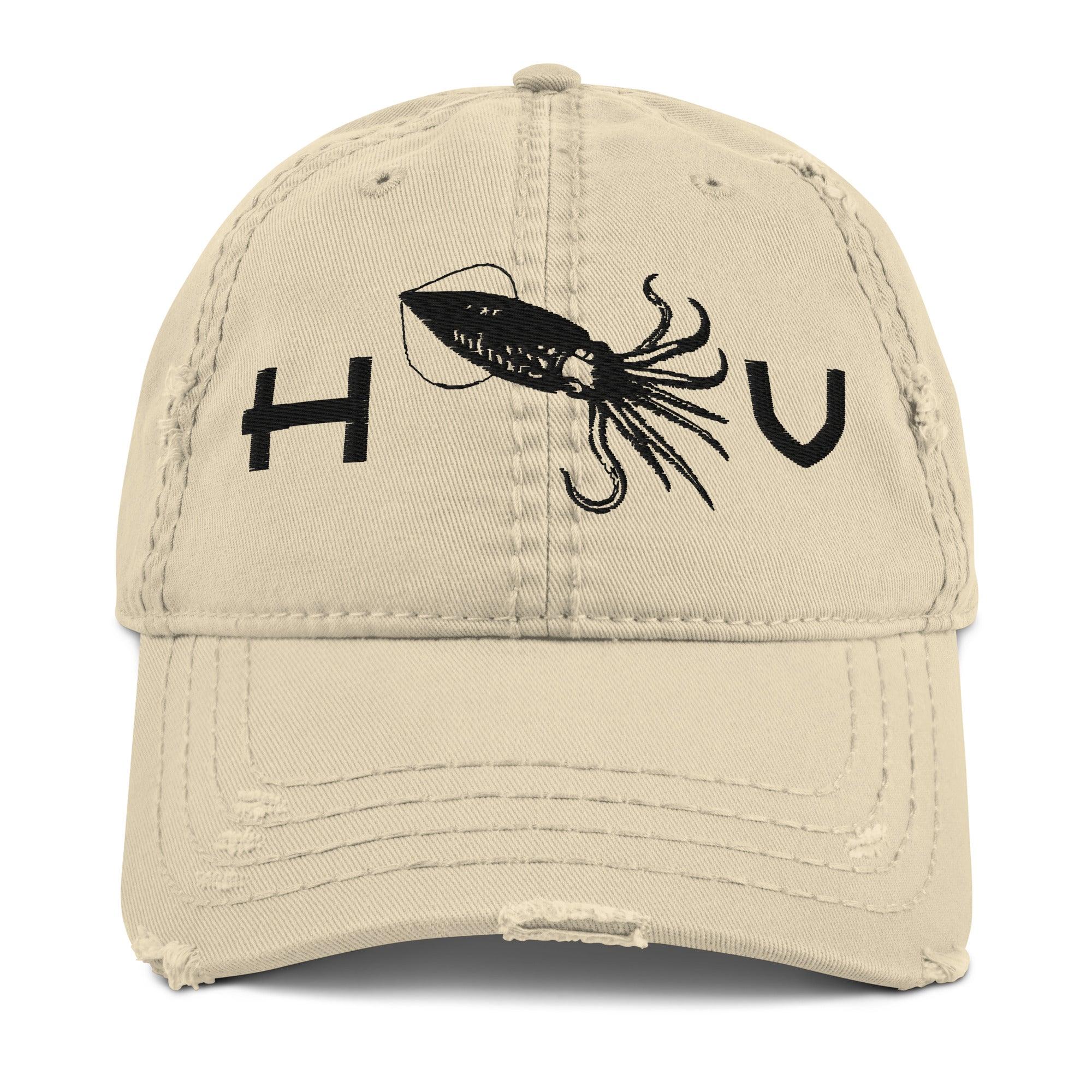 Squid Distressed Dad Hat - Hawaiian Vikings