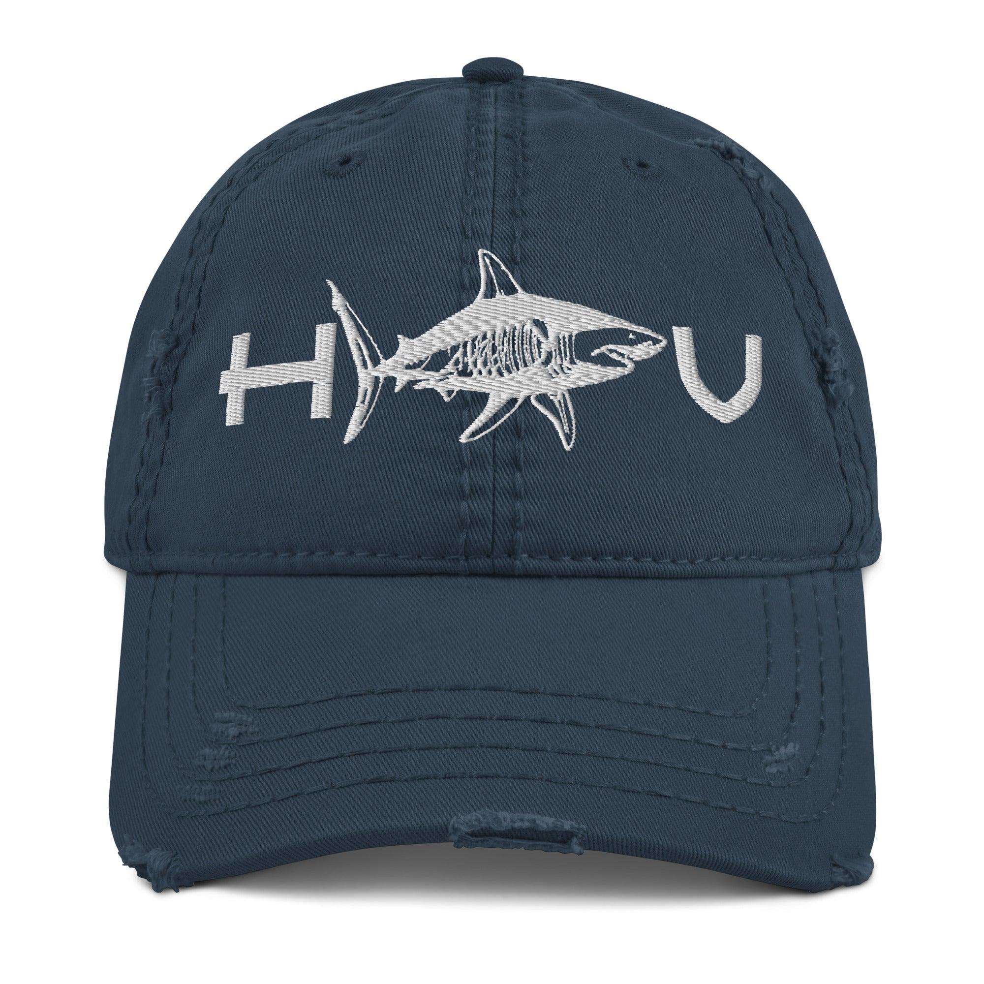 Shark Distressed Dad Hat - Hawaiian Vikings