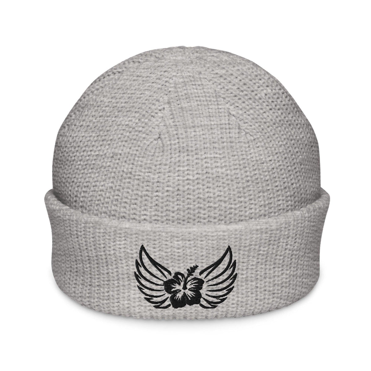 Aloha Valkyrie Wings &amp; Hibiscus Fisherman Beanie - Hawaiian Vikings