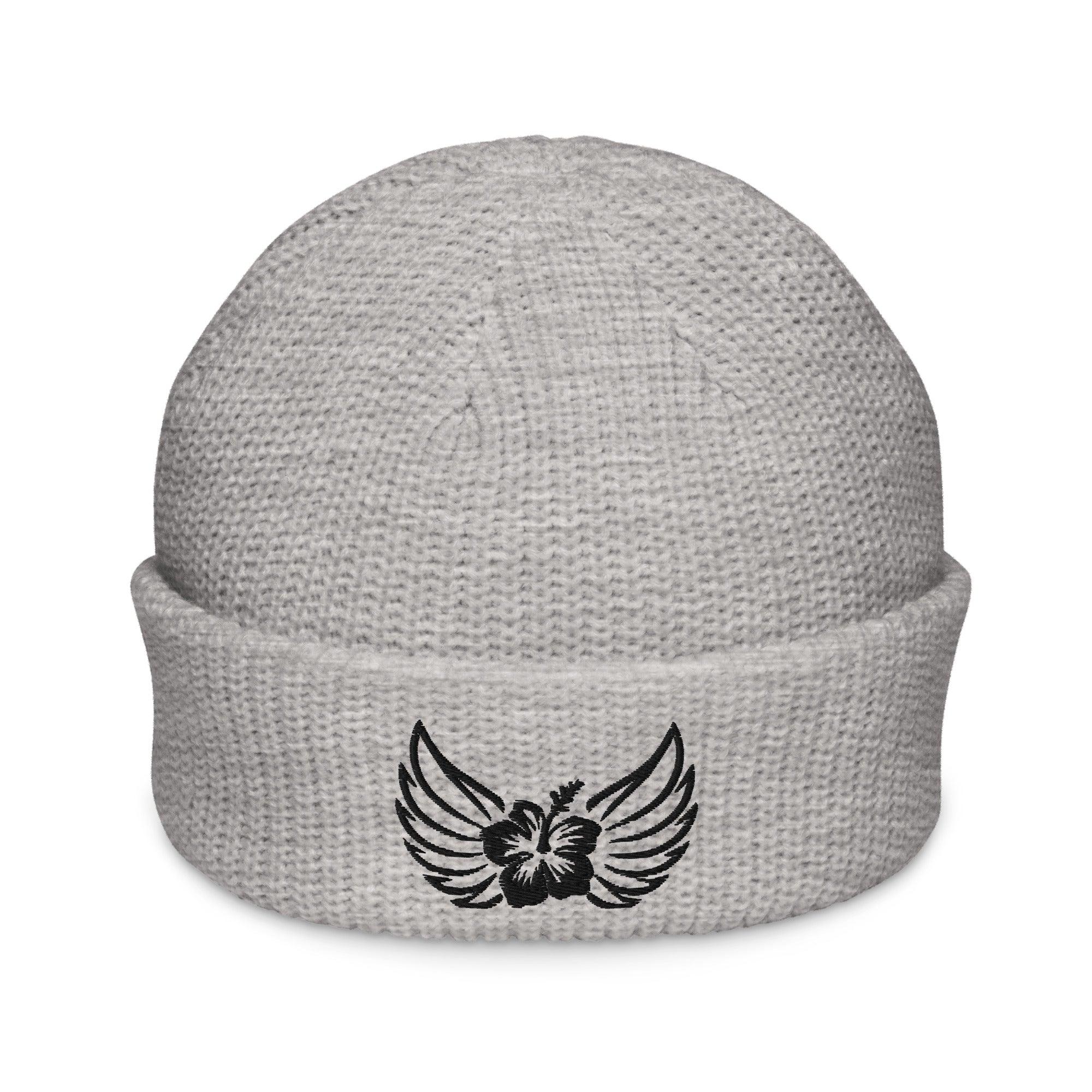 Aloha Valkyrie Wings & Hibiscus Fisherman Beanie - Hawaiian Vikings