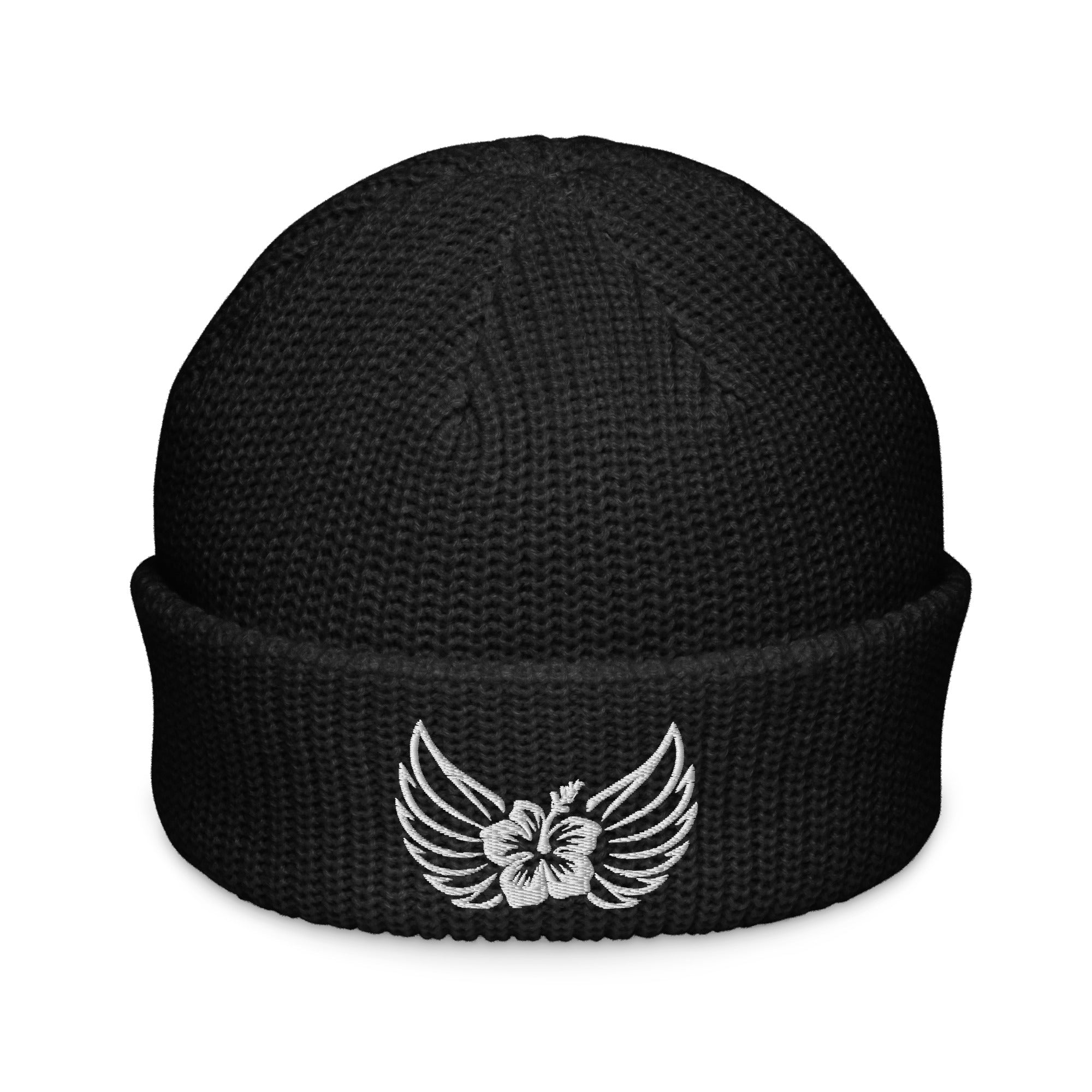 Aloha Valkyrie Wings & Hibiscus Fisherman Beanie - Hawaiian Vikings