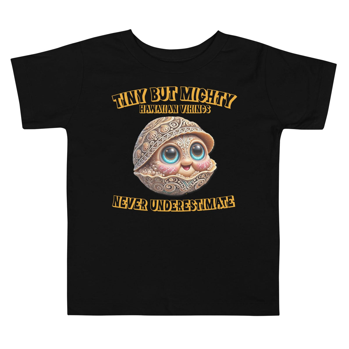 Never Underestimate Toddler Short Sleeve Tee - Hawaiian Vikings