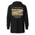 Hossegor Beach Vintage Postcard Hooded T-Shirt - Hawaiian Vikings