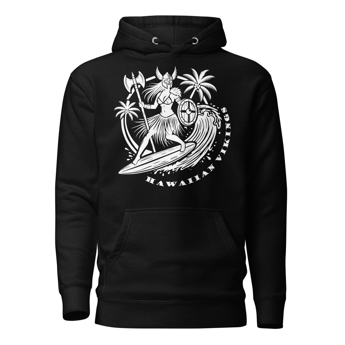 Freyja Surfing Unisex Hoodie - Hawaiian Vikings