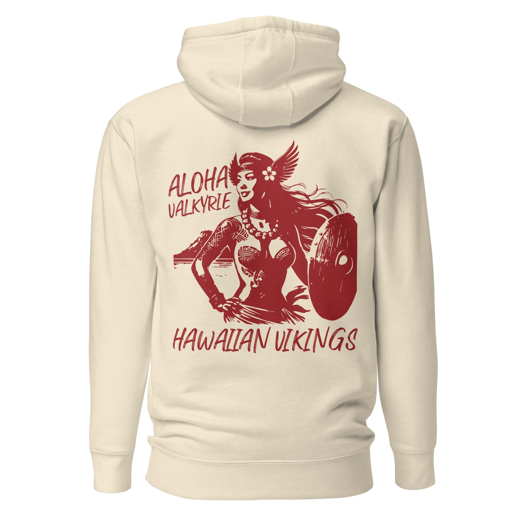 Aloha Valkyrie Shield Unisex Hoodie - Hawaiian Vikings