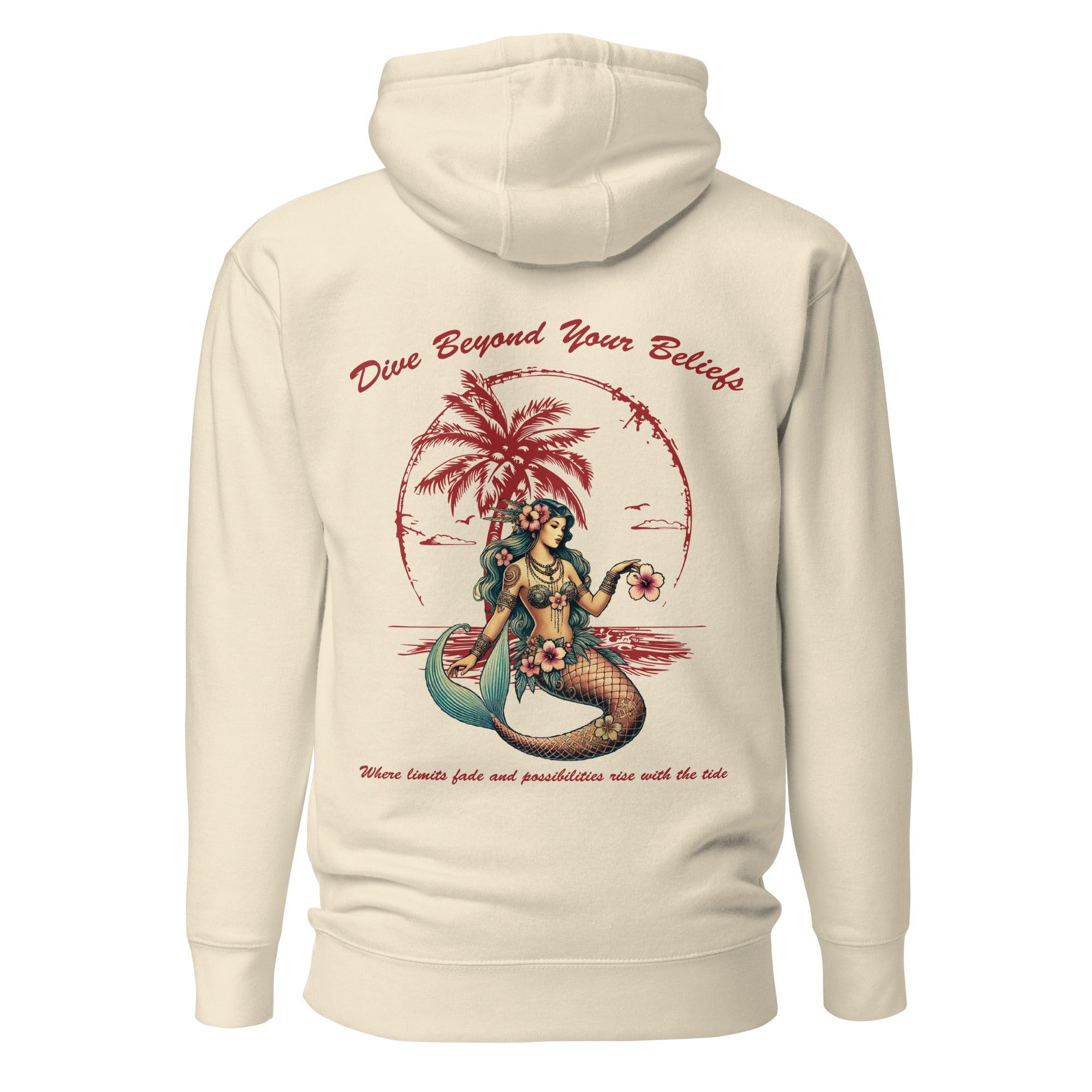 Dive Beyond Your Beliefs Unisex Hoodie - Hawaiian Vikings