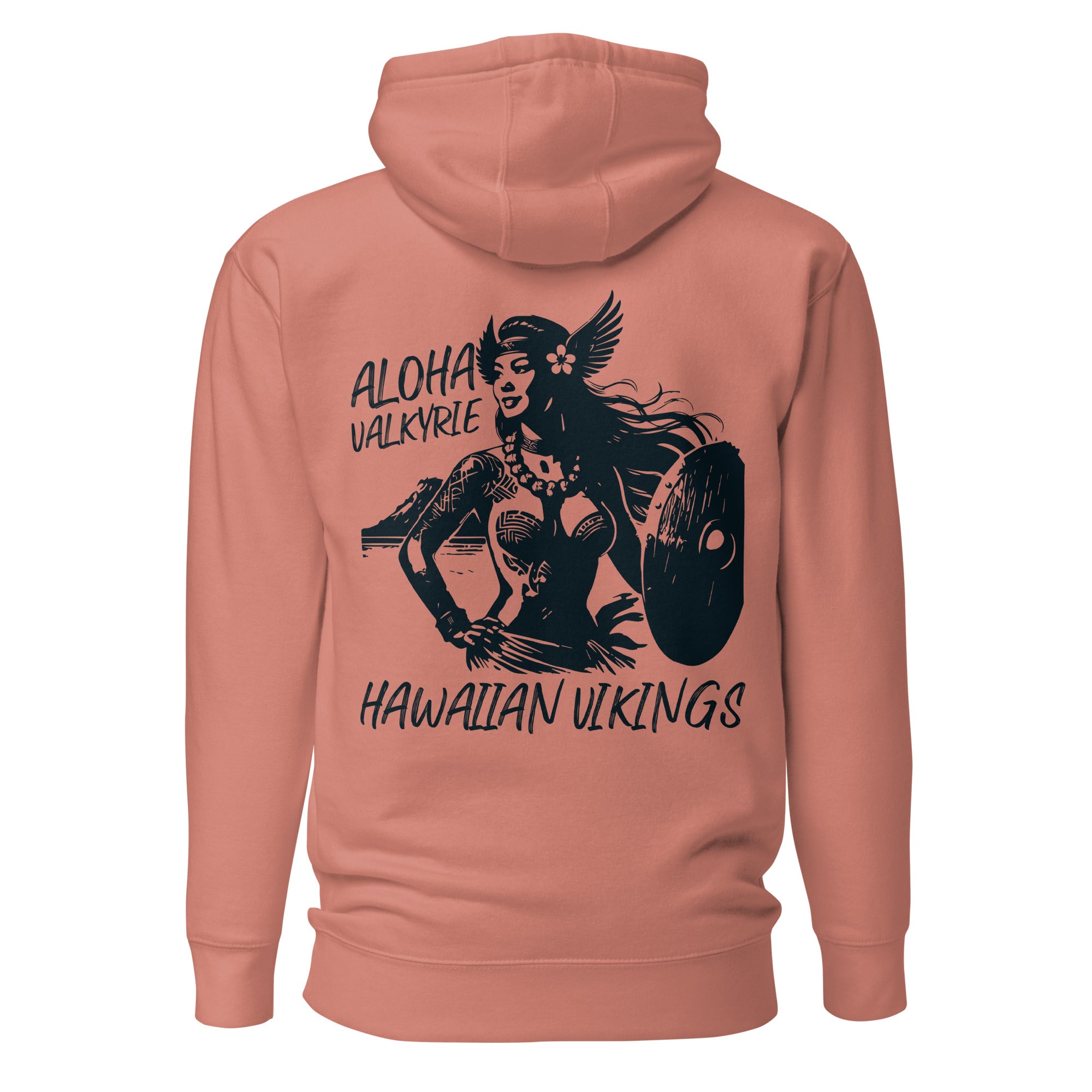 Aloha Valkyrie Shield Unisex Hoodie - Hawaiian Vikings