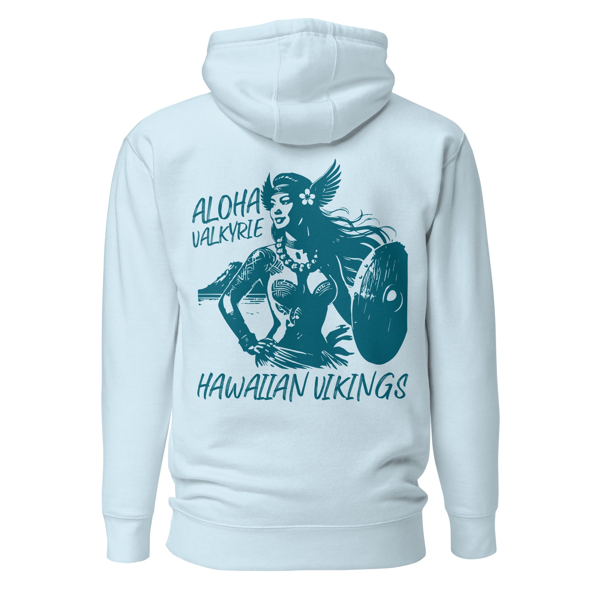 Aloha Valkyrie Shield Unisex Hoodie - Hawaiian Vikings