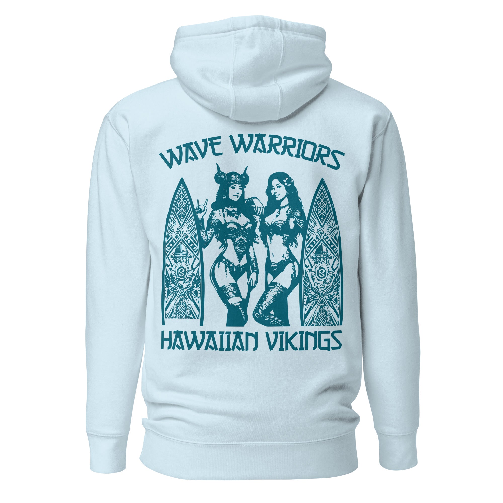 Wave Warriors Unisex Hoodie - Hawaiian Vikings