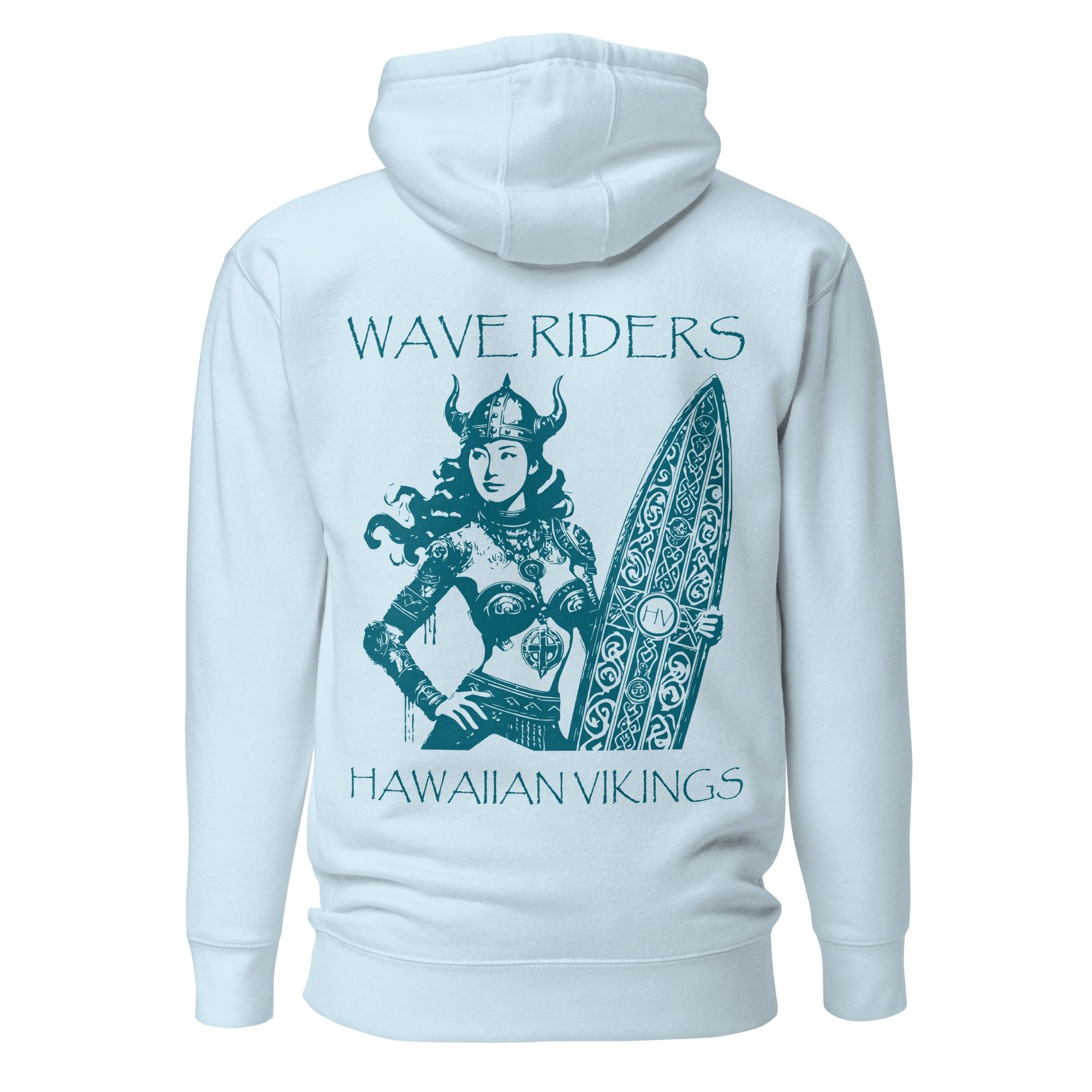 Wave Warrior Unisex Hoodie - Hawaiian Vikings