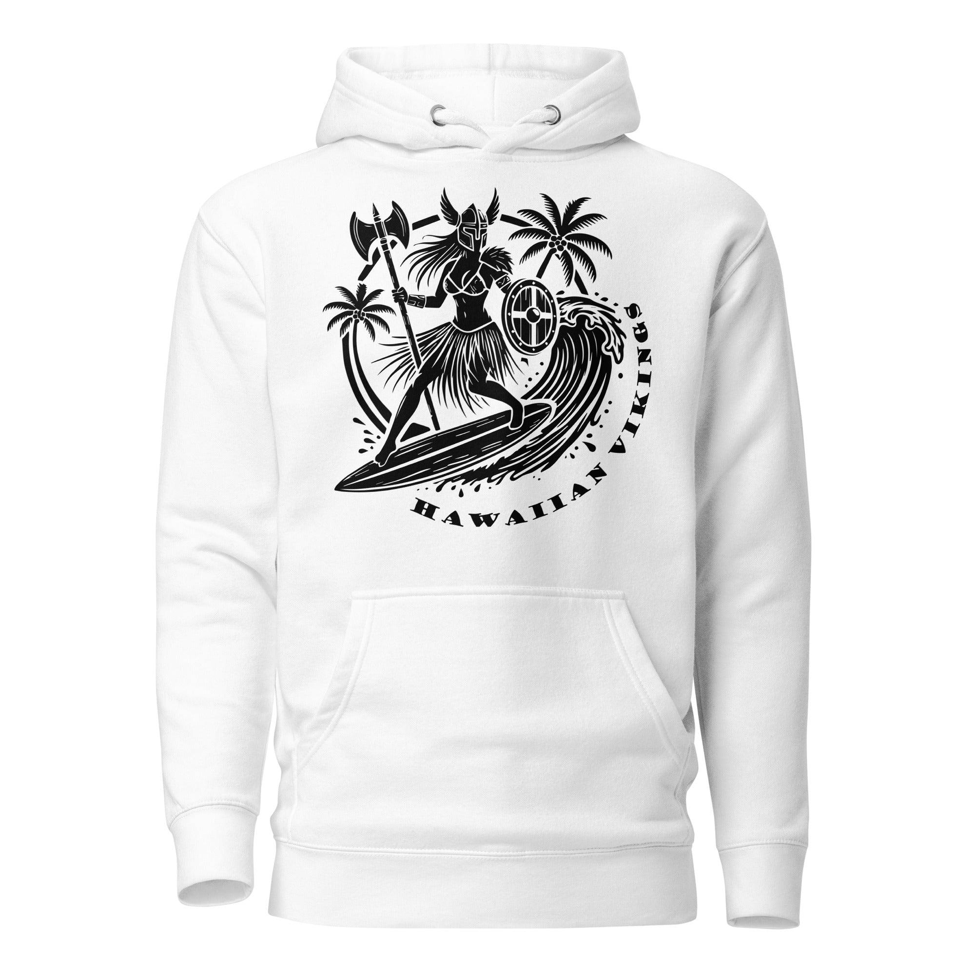 Freyja Surfing Unisex Hoodie - Hawaiian Vikings