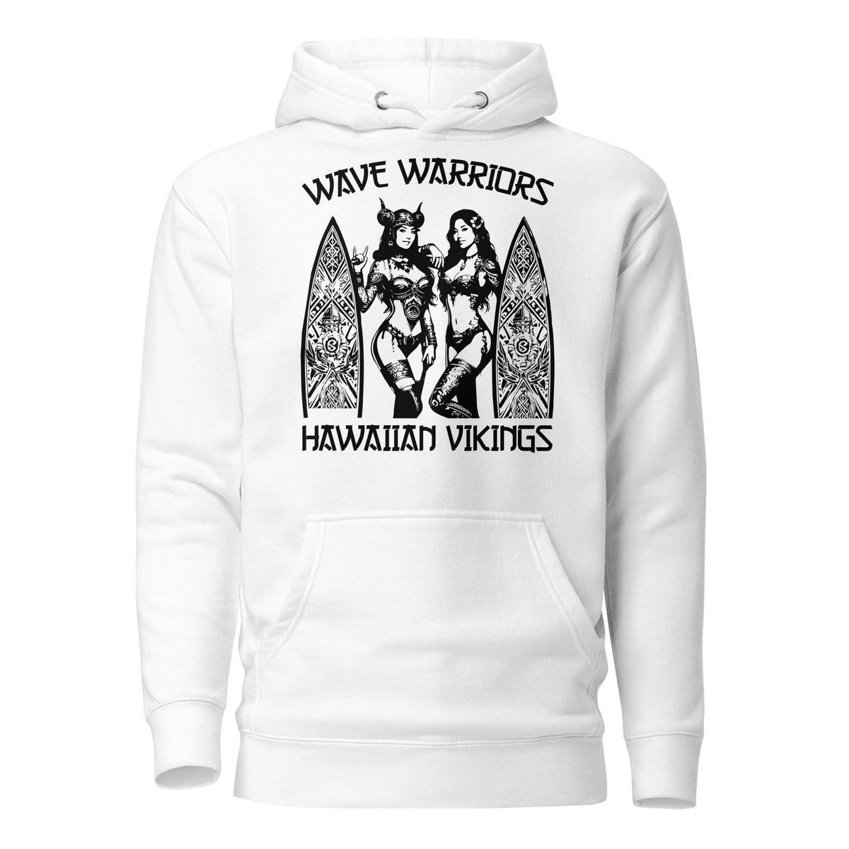 Wave Warriors Unisex Hoodie - Hawaiian Vikings