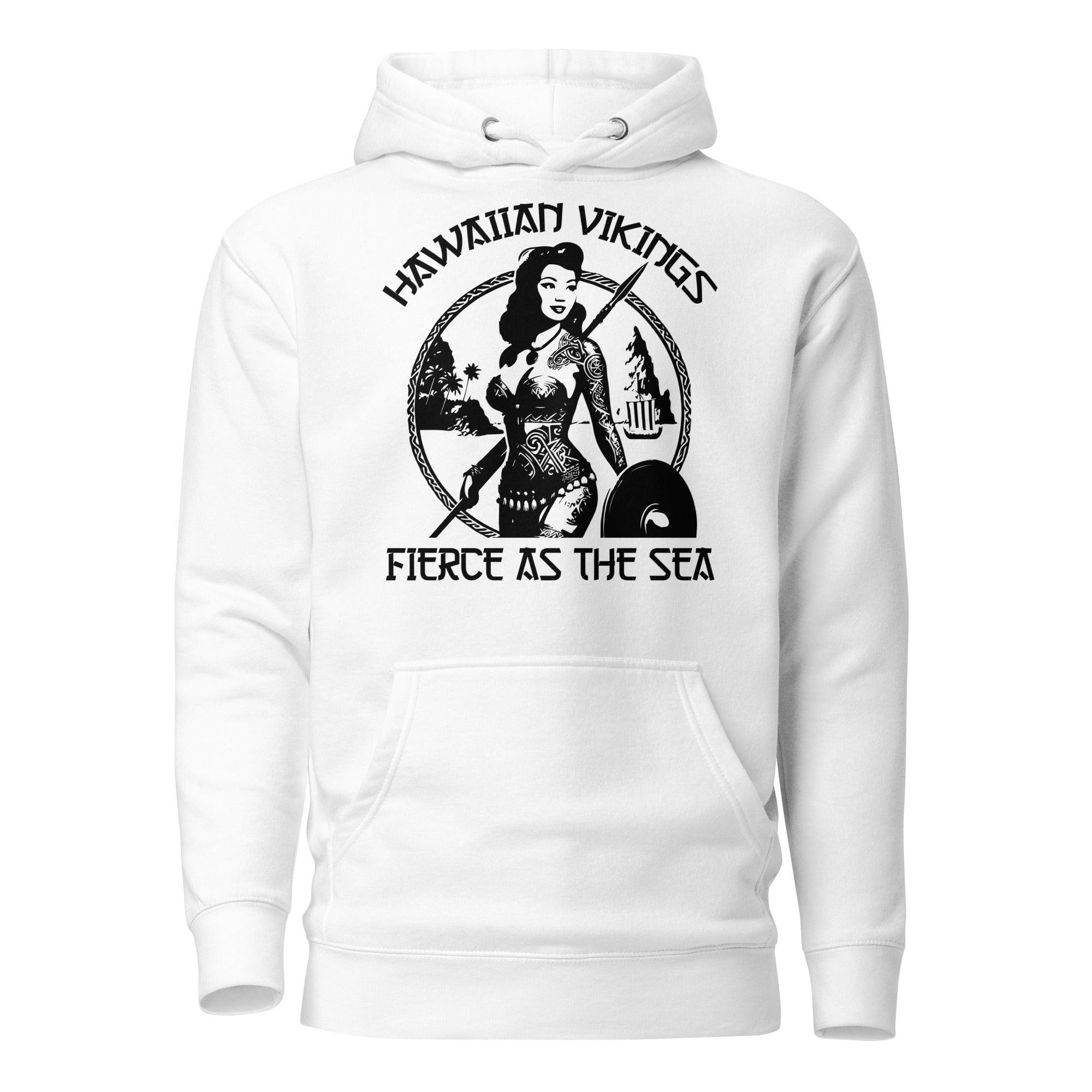 Fierce as the Sea Unisex Hoodie - Hawaiian Vikings