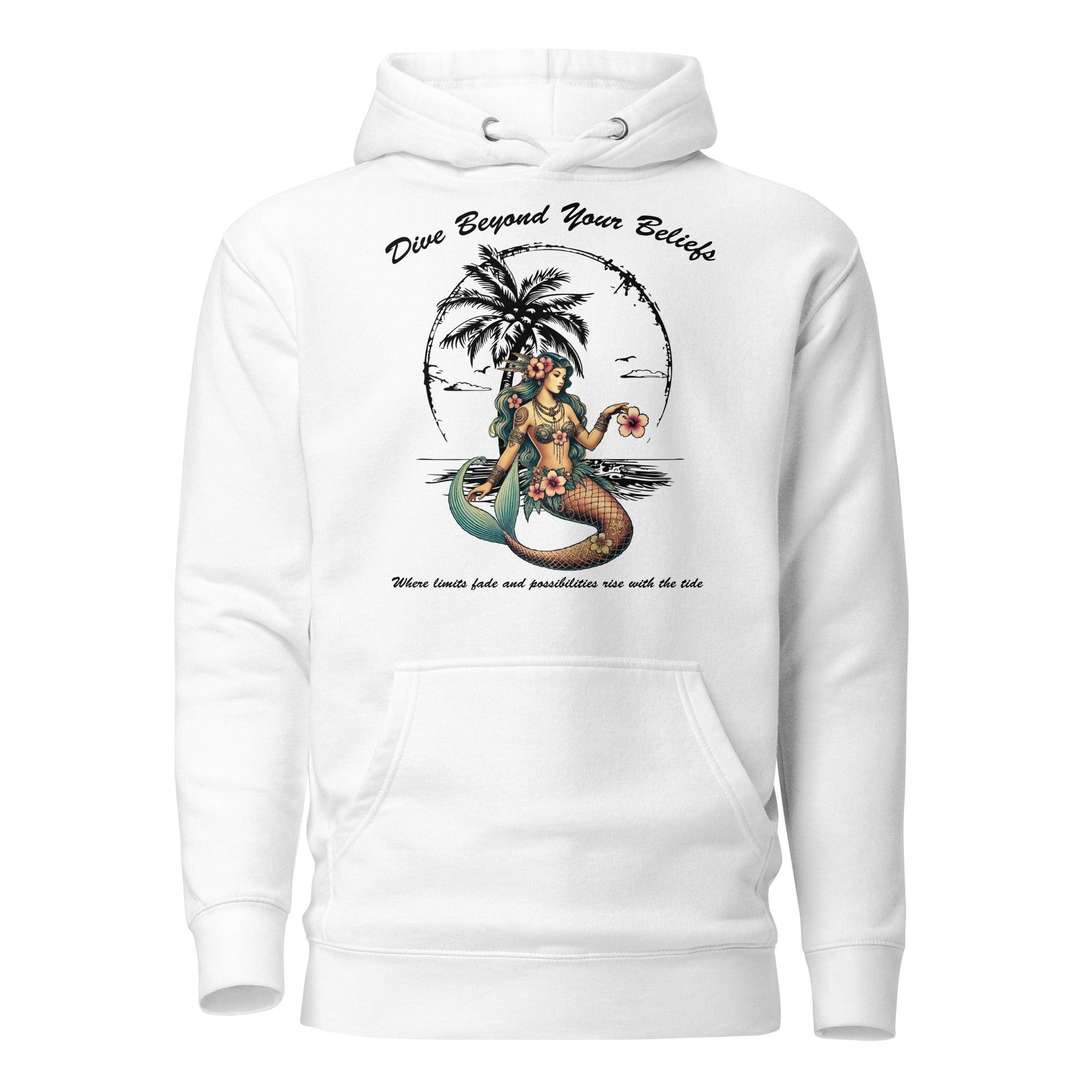 Dive Beyond Your Beliefs Unisex Hoodie - Hawaiian Vikings