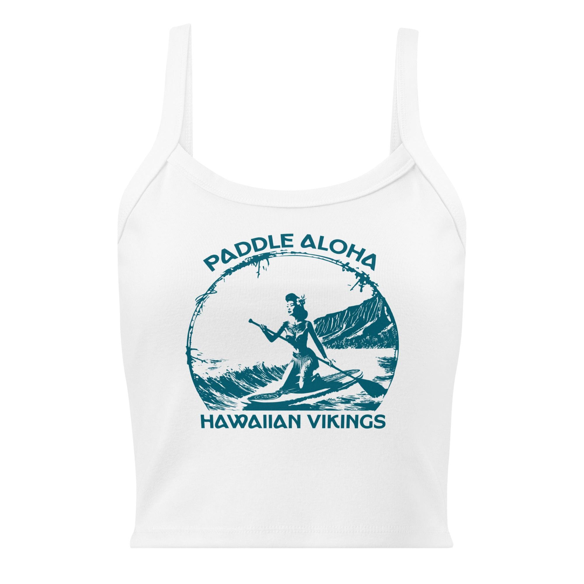 Paddle Aloha Women’s micro-rib tank top - Hawaiian Vikings