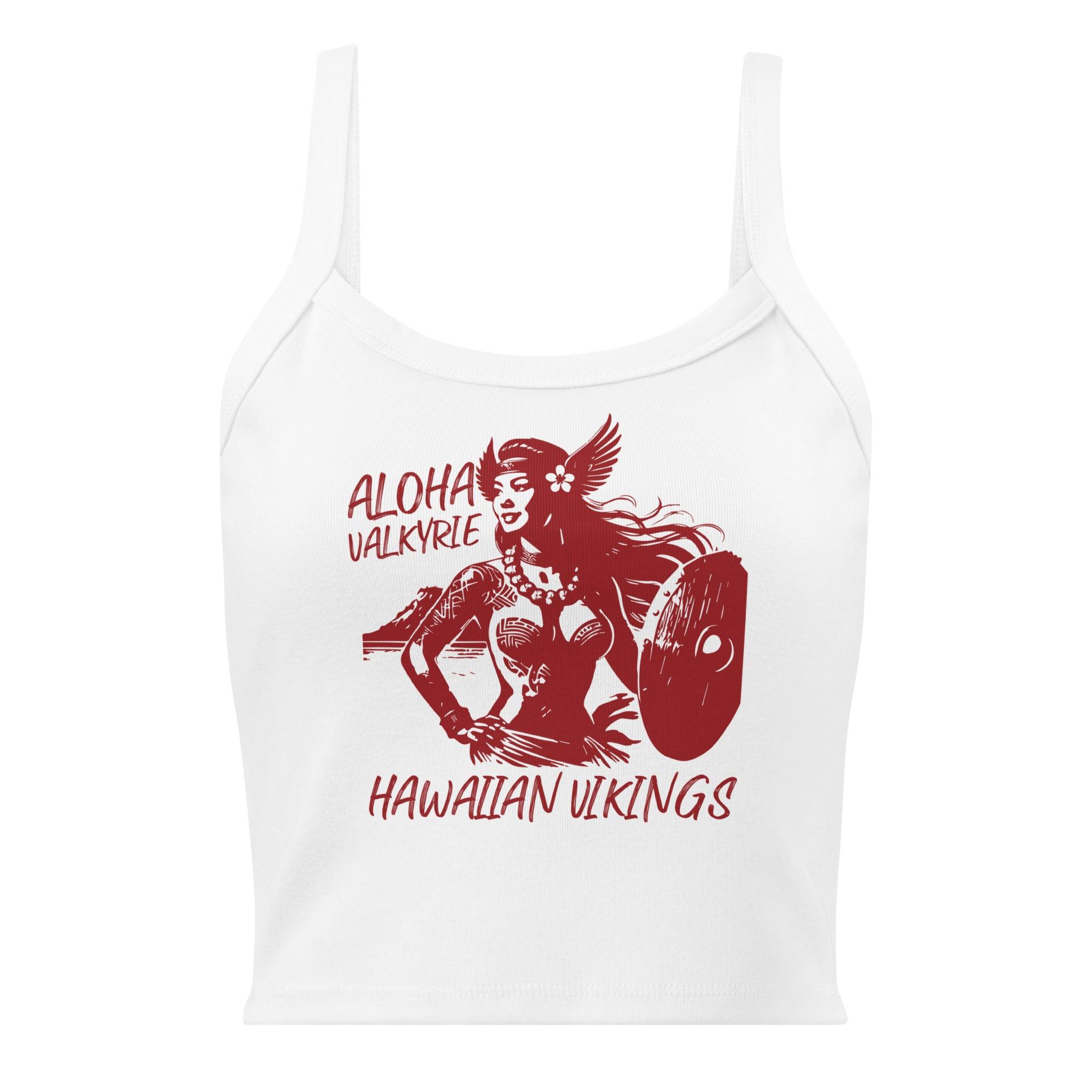 Aloha Valkyrie Shield Women’s micro-rib tank top - Hawaiian Vikings