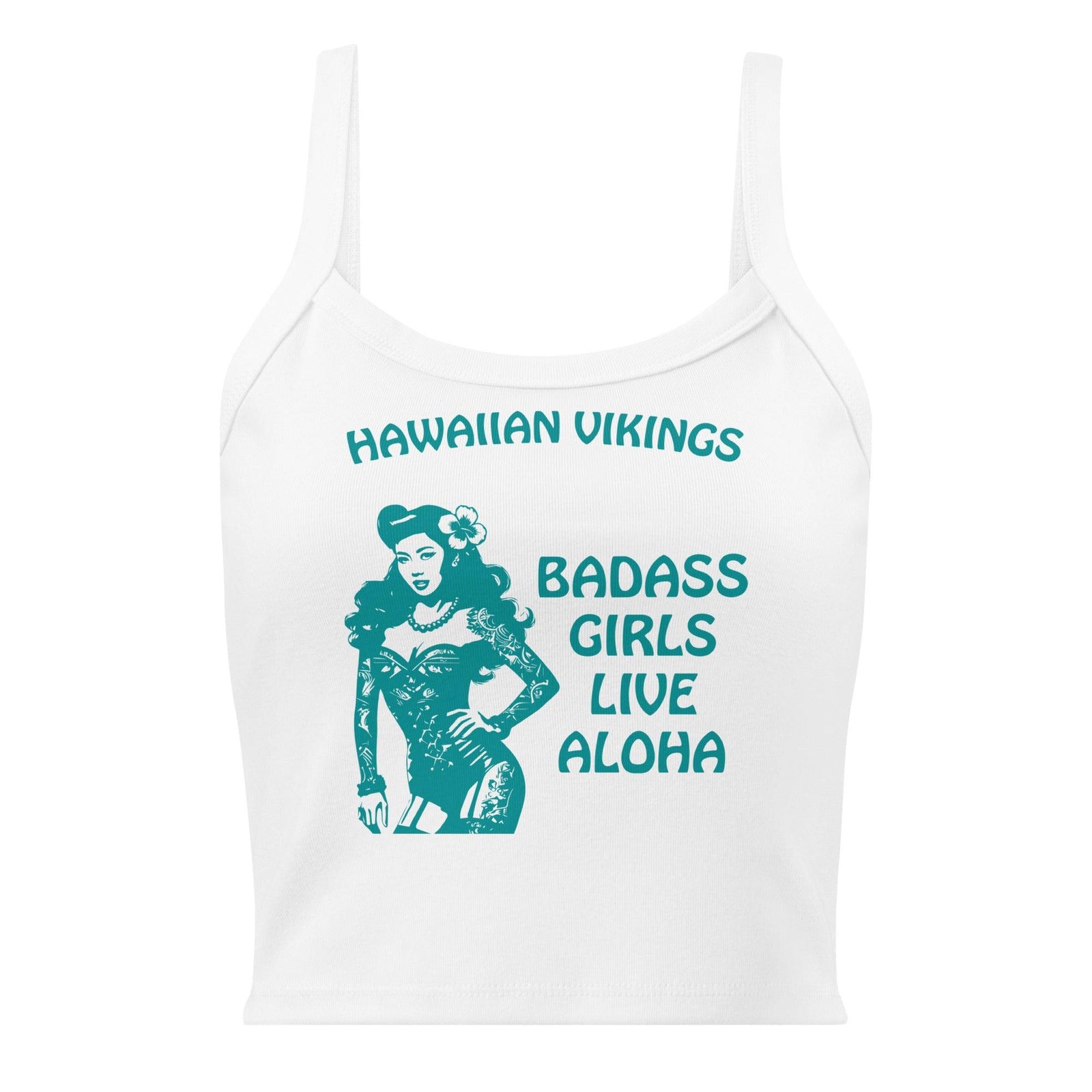 Badass Girls Live Aloha Women’s micro-rib tank top - Hawaiian Vikings