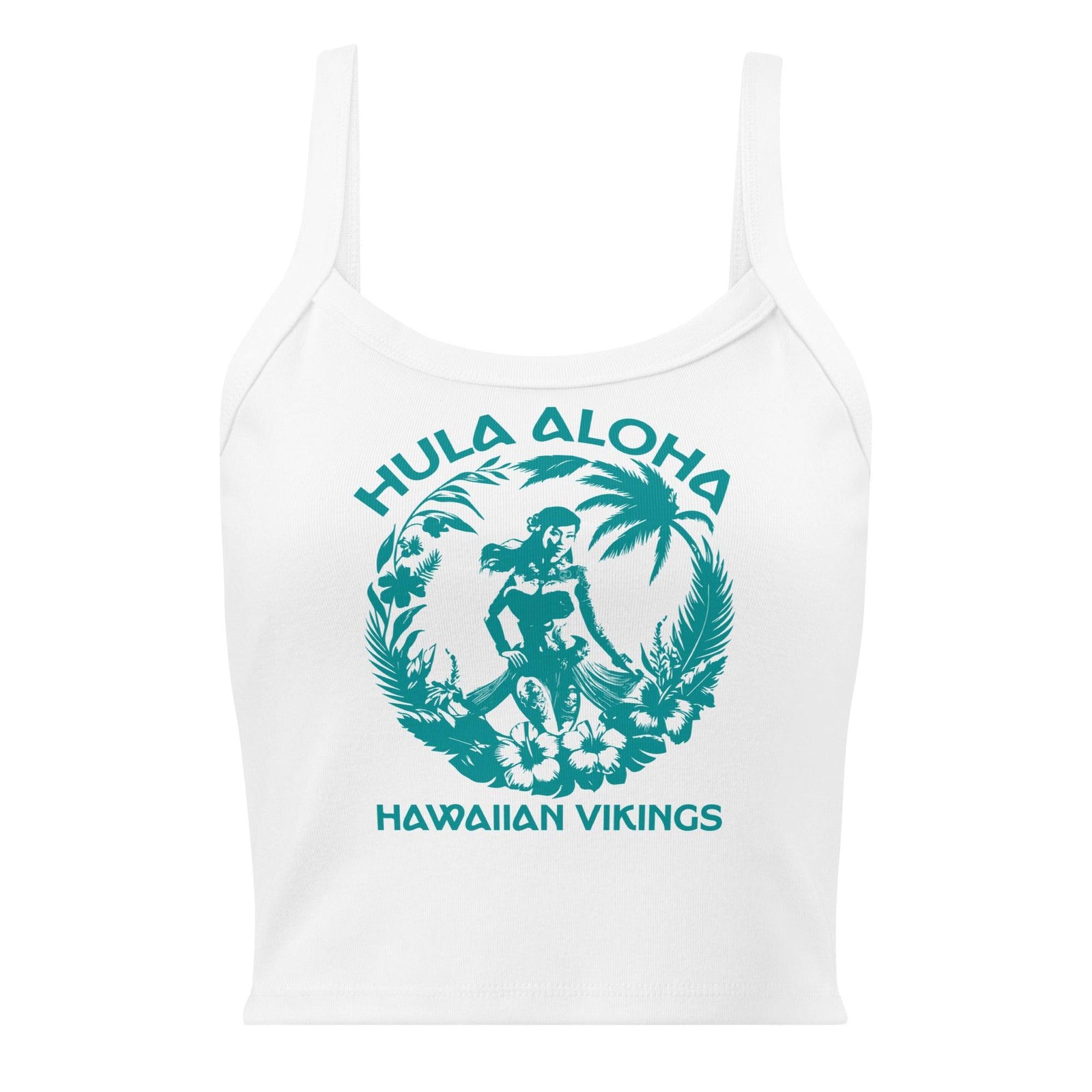 Hula Aloha Women’s micro-rib tank top - Hawaiian Vikings