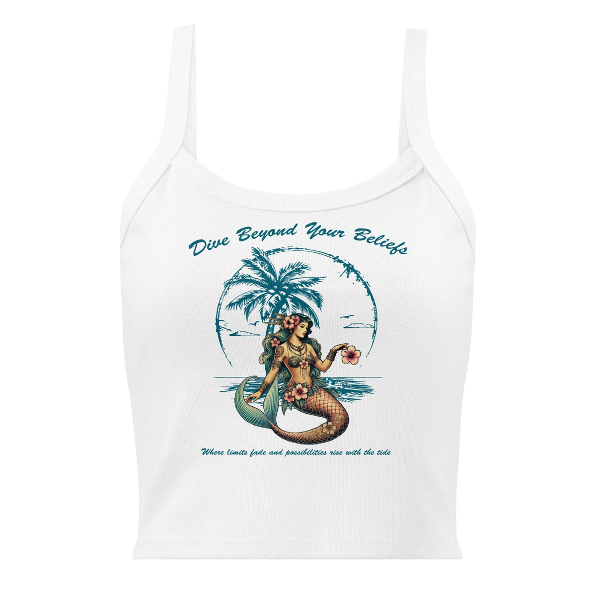 Dive Beyond Your Beliefs Women’s micro-rib tank top - Hawaiian Vikings