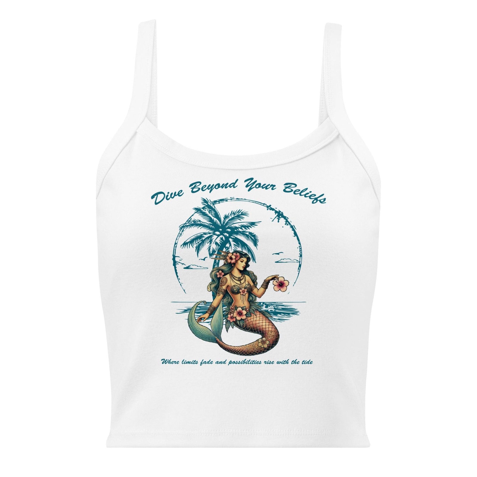 Dive Beyond Your Beliefs Women’s micro-rib tank top - Hawaiian Vikings