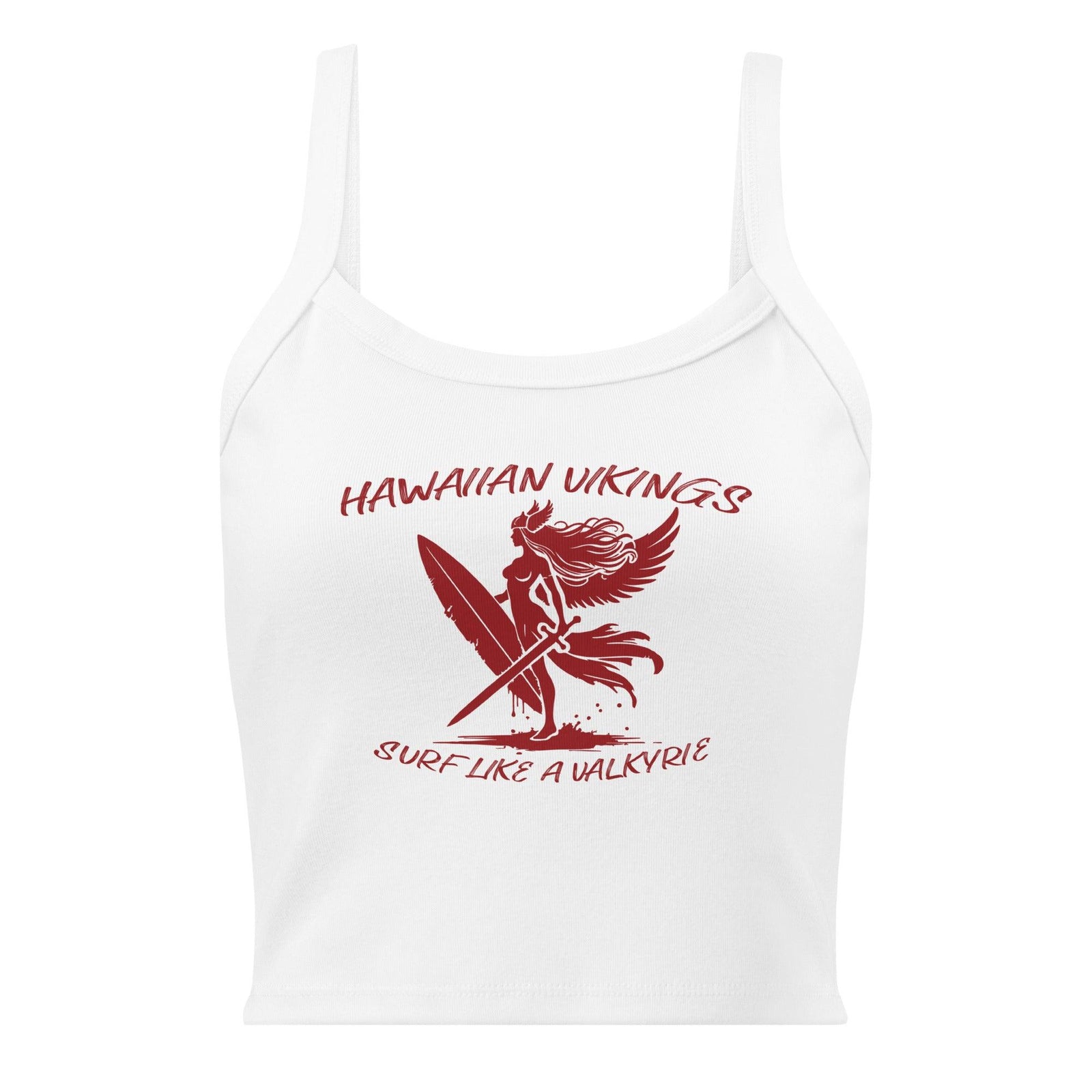 Surf Like a Valkyrie Women’s micro-rib tank top - Hawaiian Vikings