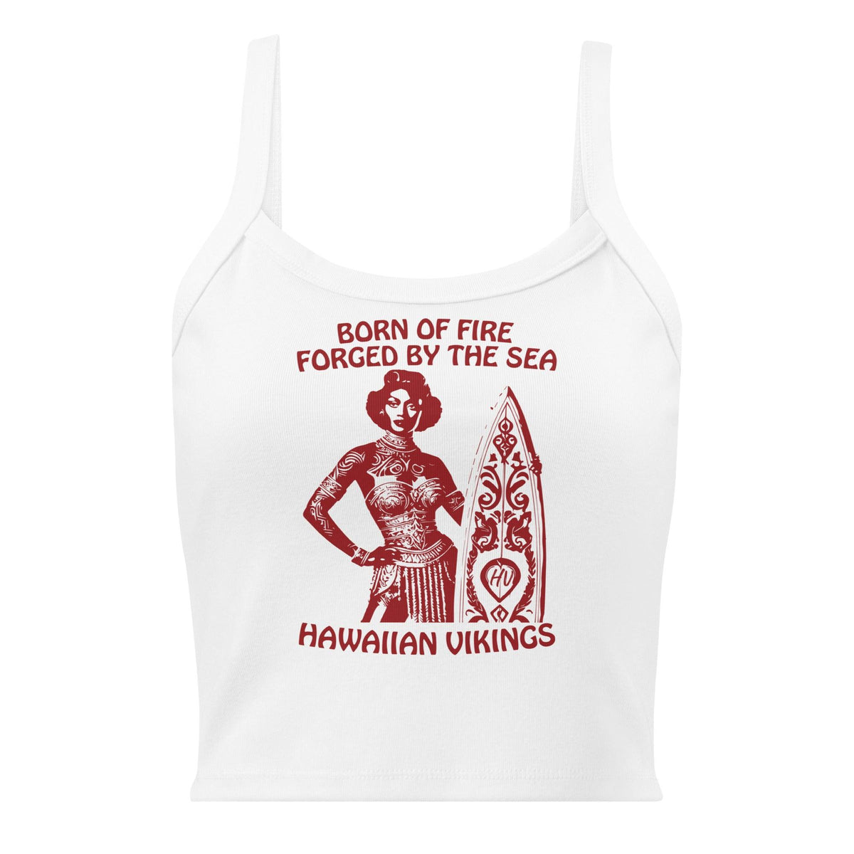 Born of Fire, Forged By The Sea Women’s micro-rib tank top - Hawaiian Vikings