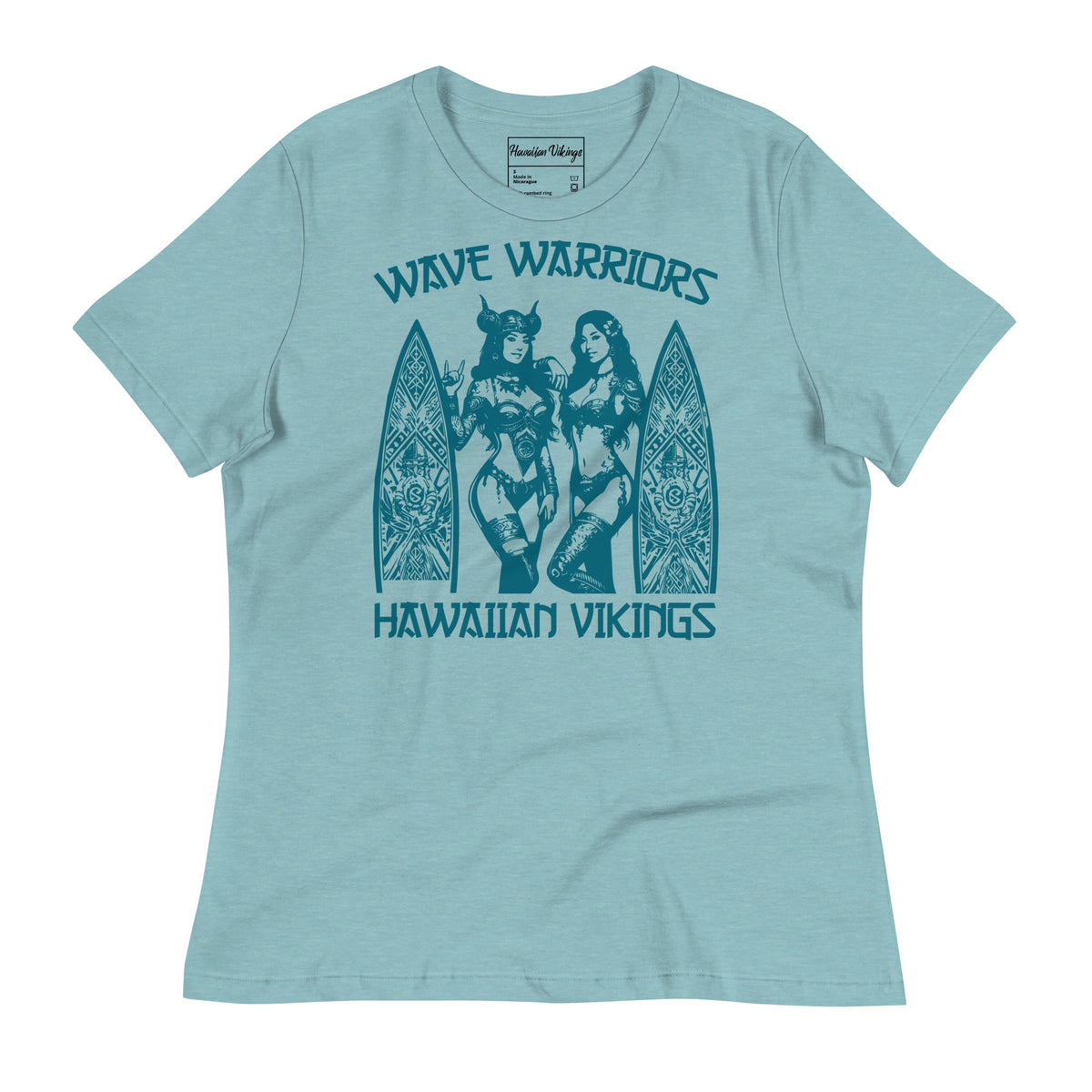 Wave Warriors Women&#39;s Relaxed T-Shirt - Hawaiian Vikings