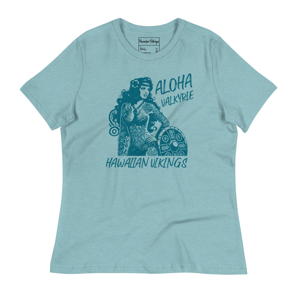 Sexy Shield Maiden Women&#39;s Relaxed T-Shirt - Hawaiian Vikings