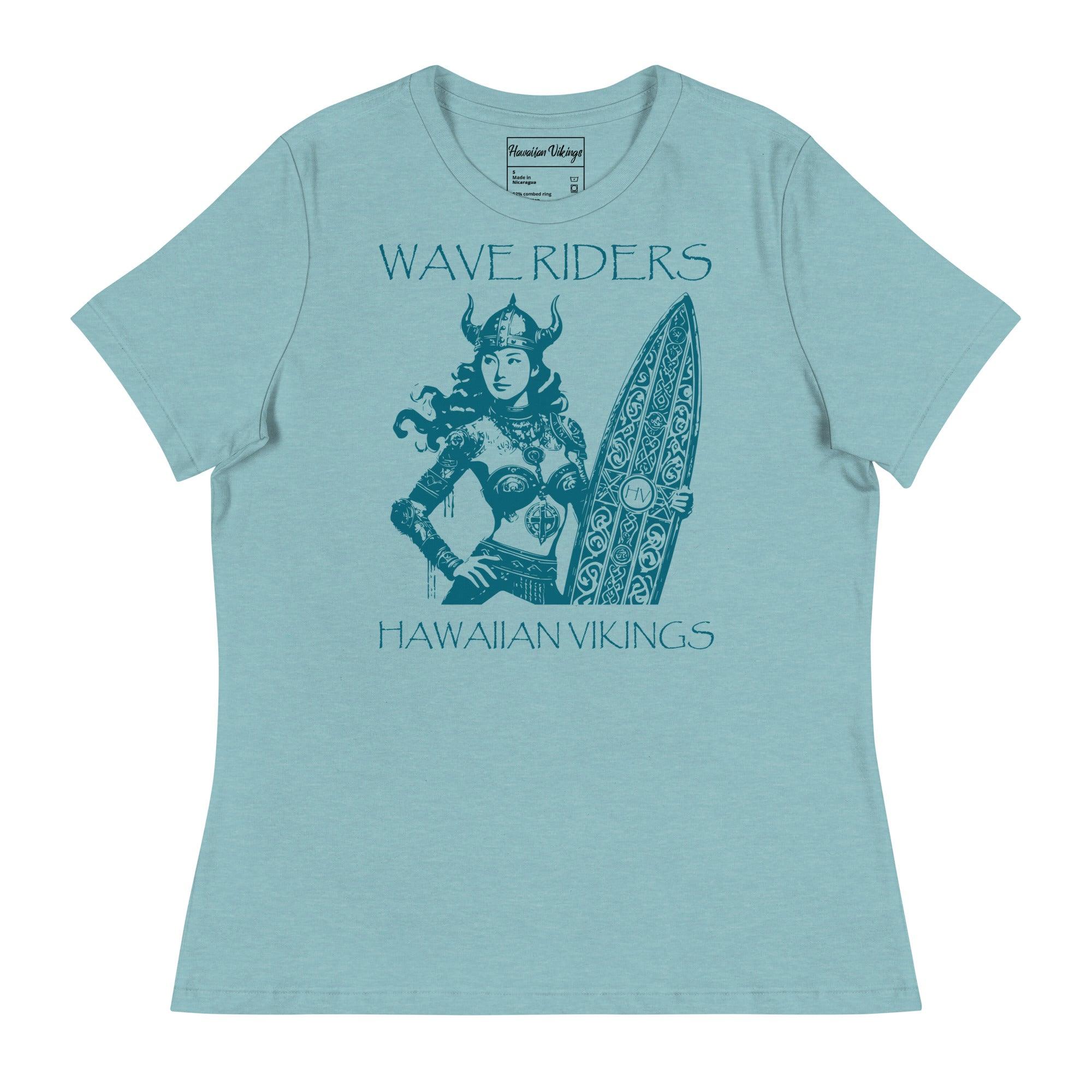 Wave Warrior Women's Relaxed T-Shirt - Hawaiian Vikings