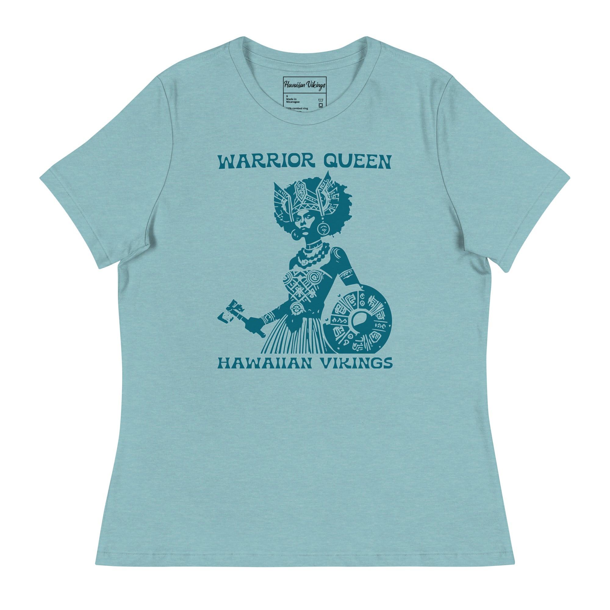 Warrior Queen Women's Relaxed T-Shirt - Hawaiian Vikings