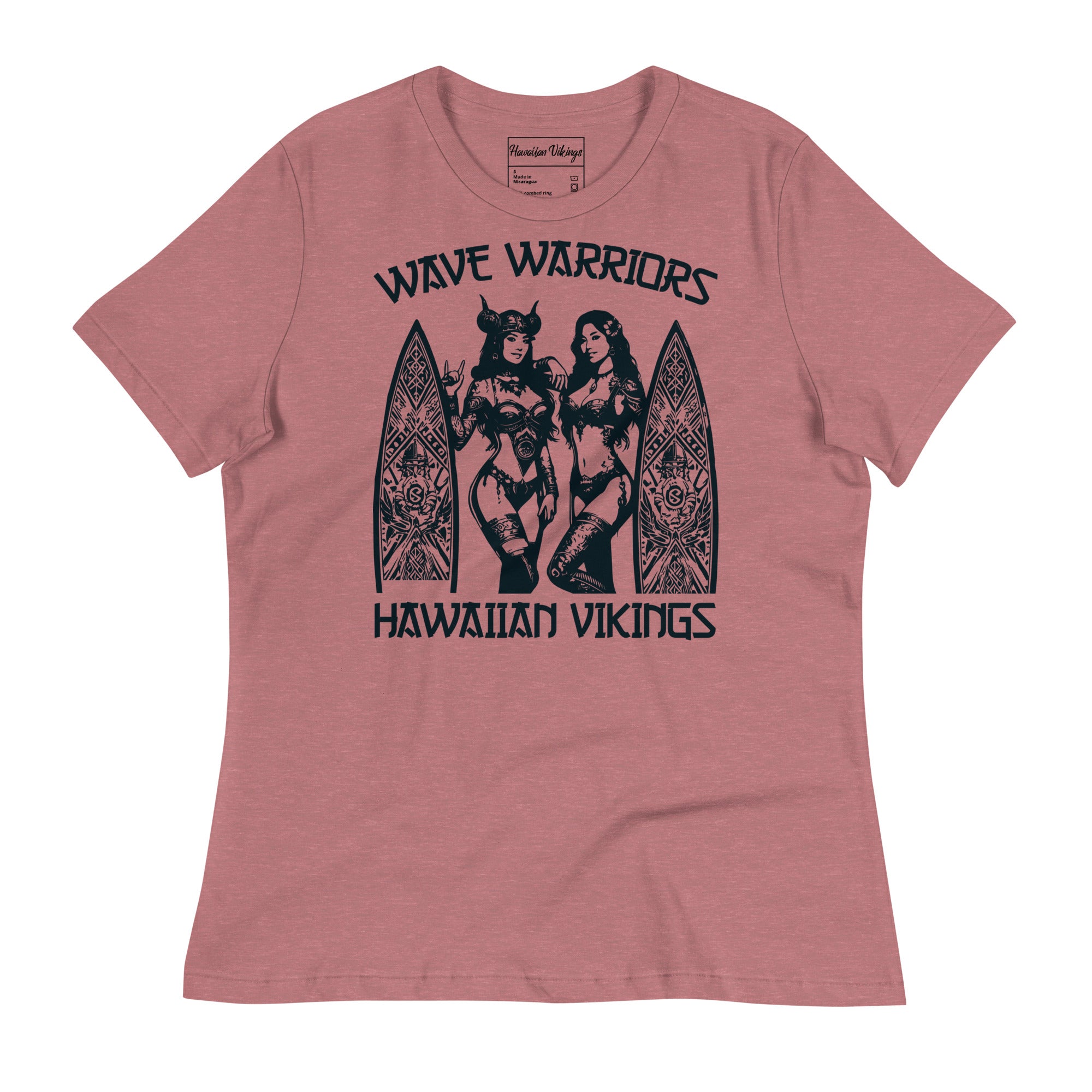 Wave Warriors Women's Relaxed T-Shirt - Hawaiian Vikings